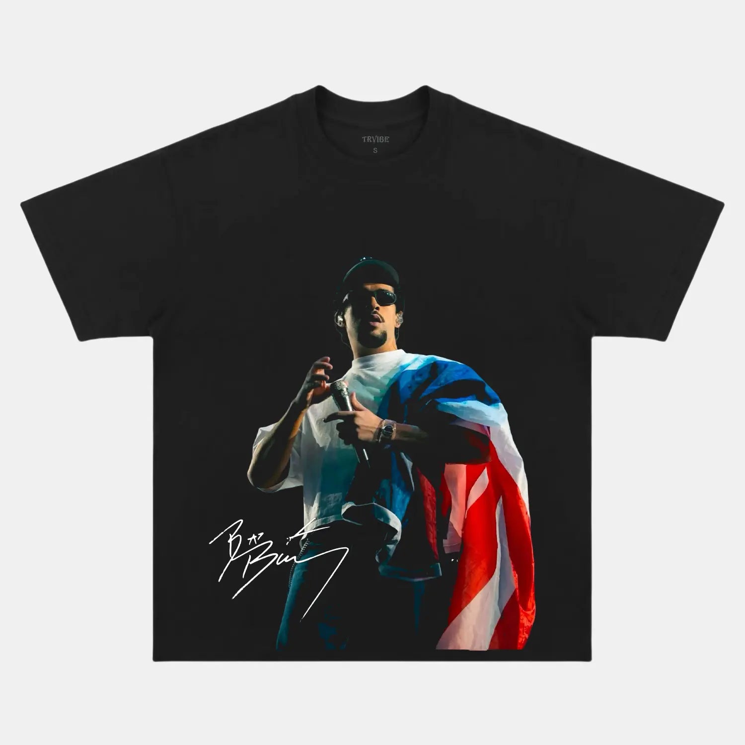Premium BAD BUNNY VINTAGE TEE 3.0 | Custom Embroidery Available - Fast Turnaround BIG FACE BIG FACES MUSIC