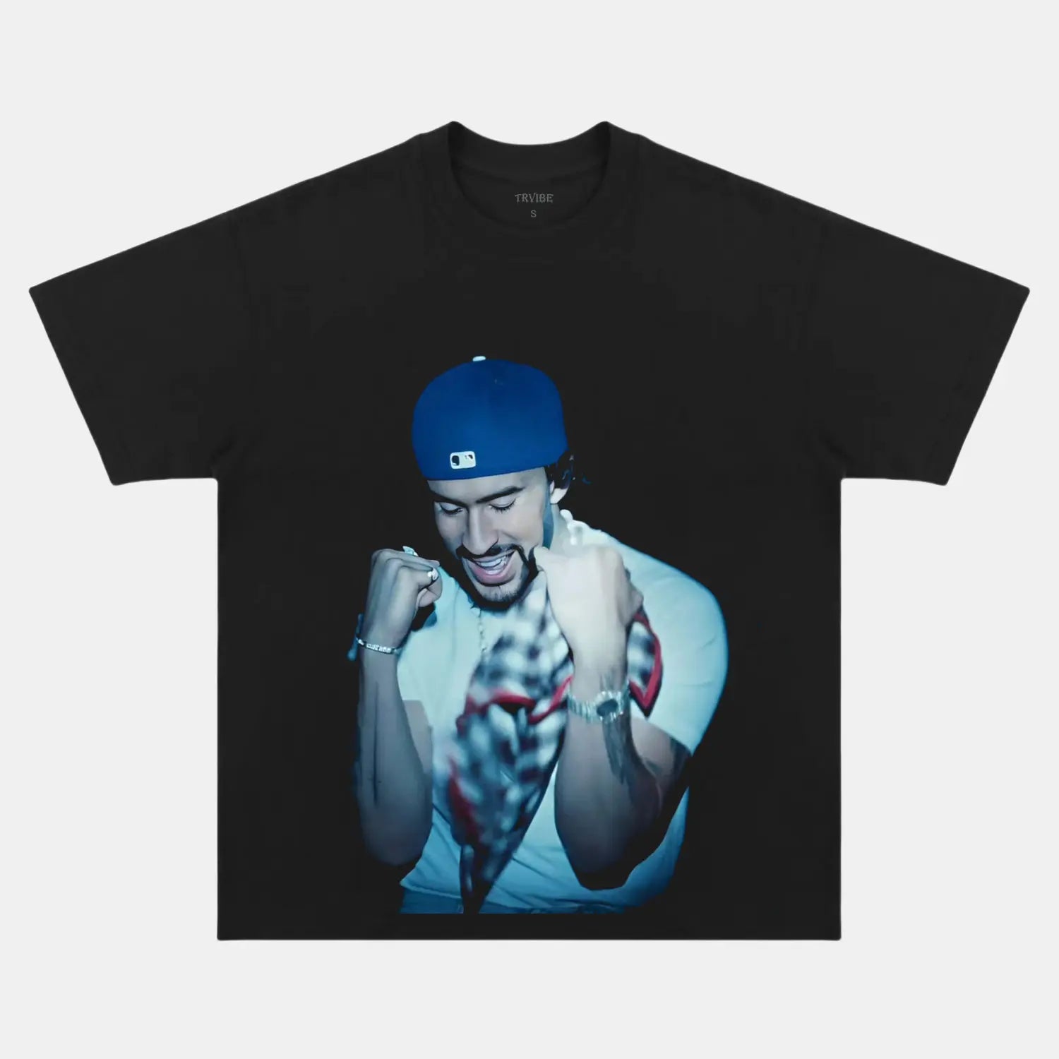 Premium BAD BUNNY VINTAGE TEE 2.0 | Custom Embroidery Available - Fast Turnaround BIG FACE BIG FACES MUSIC