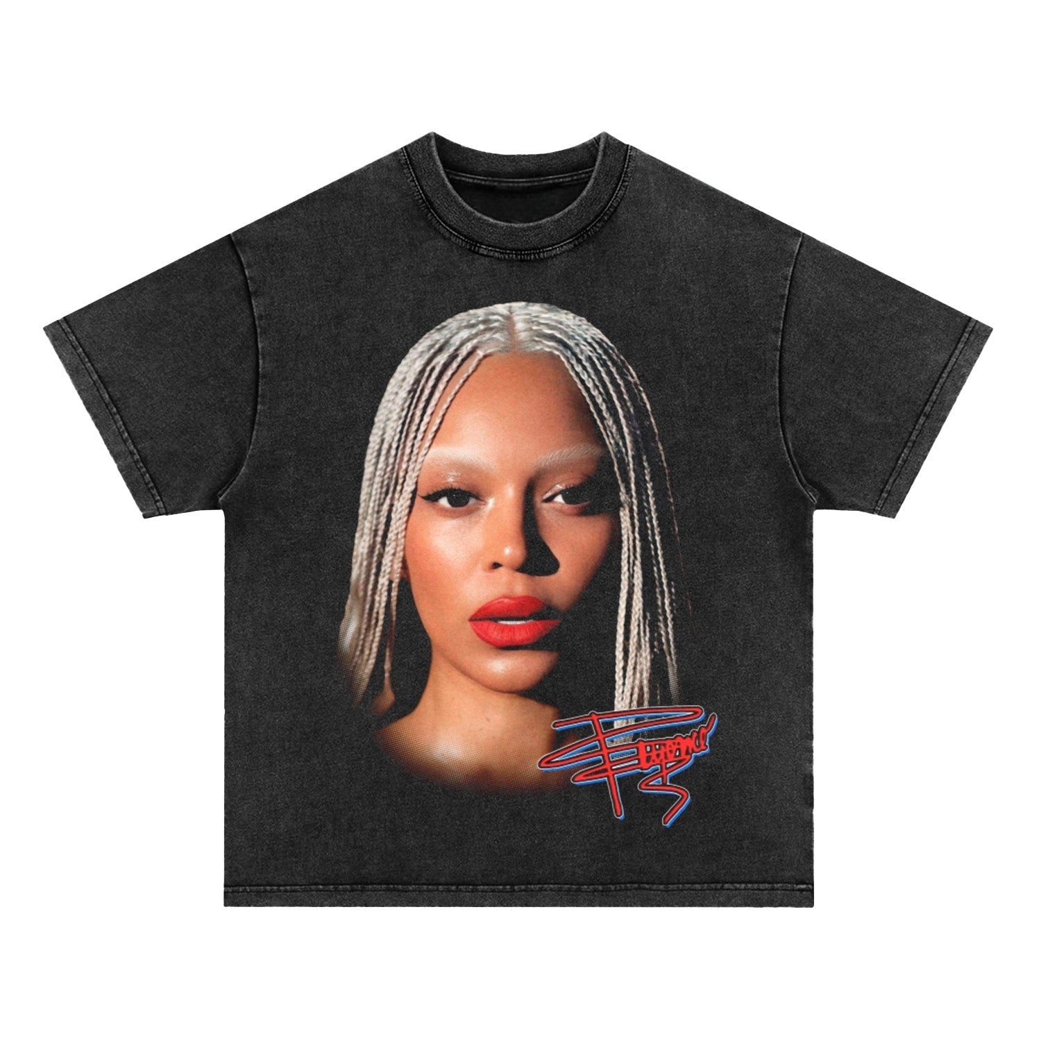 BEYONCE TEE V7 - Toronto Embroidery bulk orders custom decoration custom embroidery custom shirts custom t-shirts durable embroidered shirts embroidery service fast turnaround long lasting music pop premium quality professional embroidery professional grade tee shirts toronto embroidery trvibe apparel