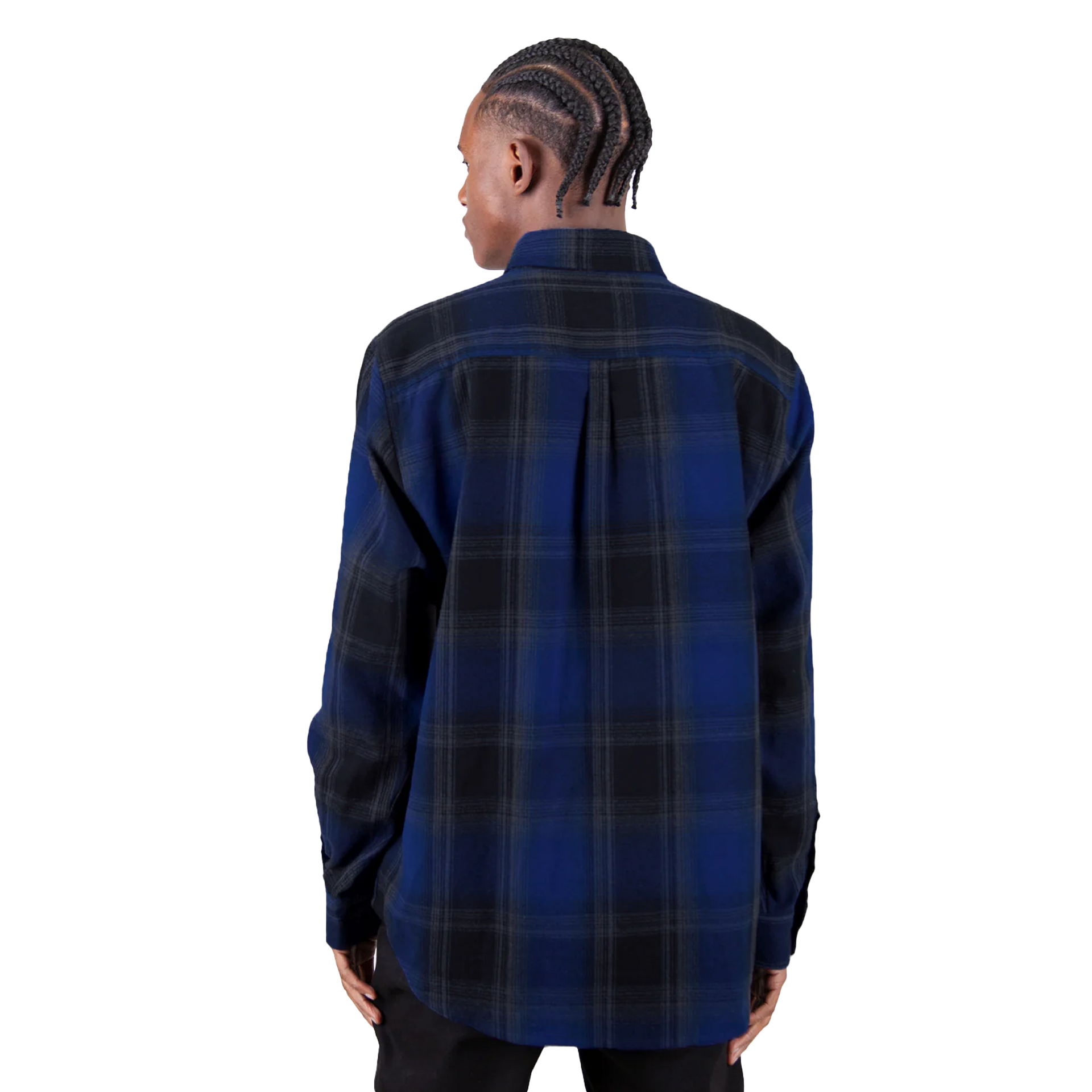 Plaid Flannel Overshirt COTTON / POLYESTER MEN MIDWEIGHT Shaka Wear SLIGHT OVERSIZED