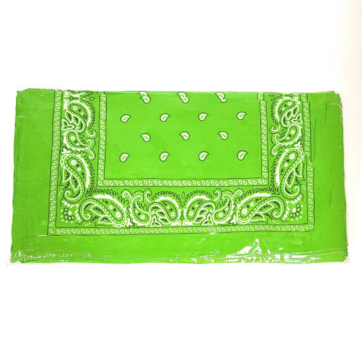 Bandana - Dozen Package, Various Colours, One Size Lime Accessories