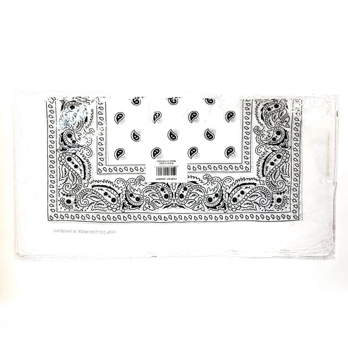 Bandana - Dozen Package, Various Colours, One Size White Accessories