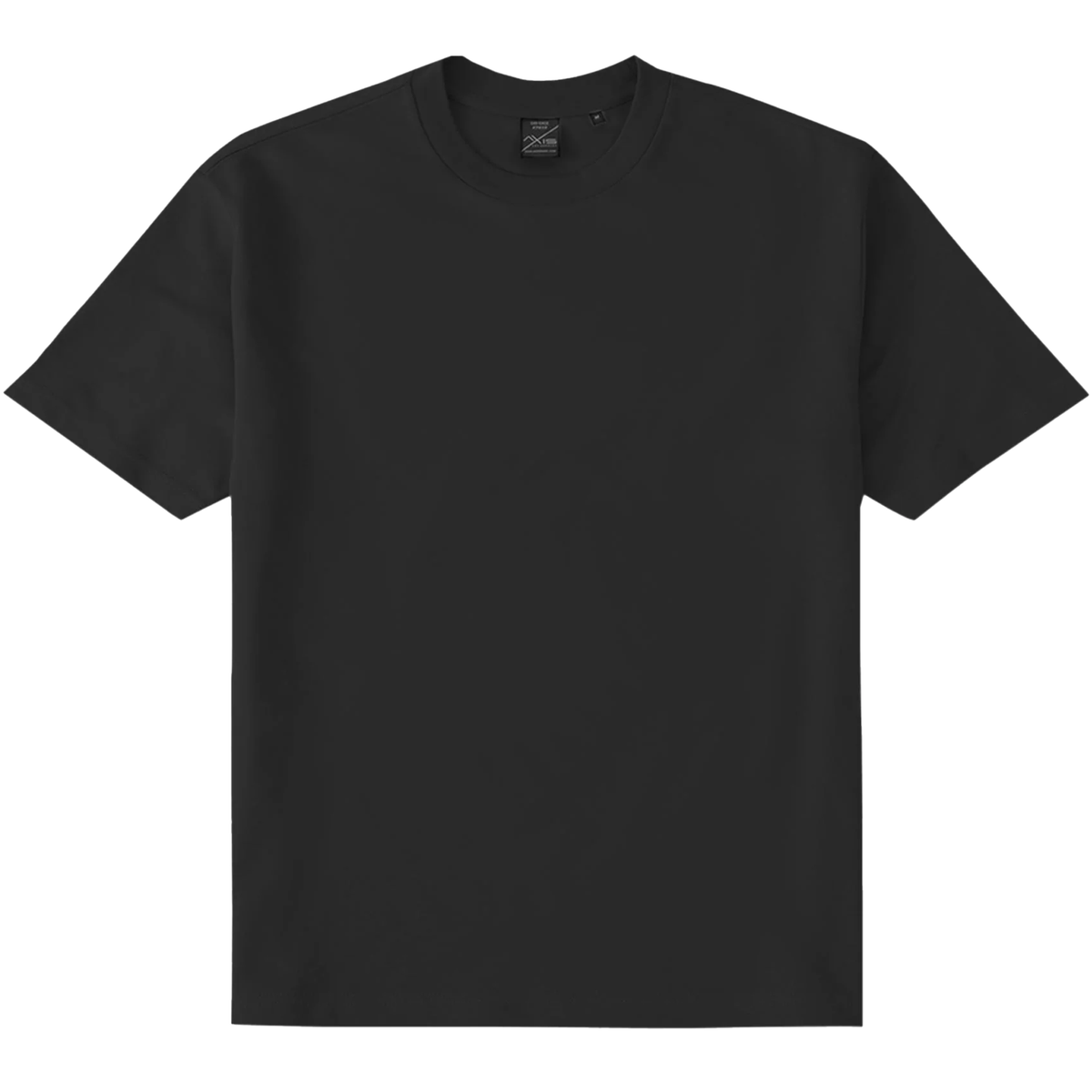 AXISM 7010, - Dri Ease Oversized Tee, Black