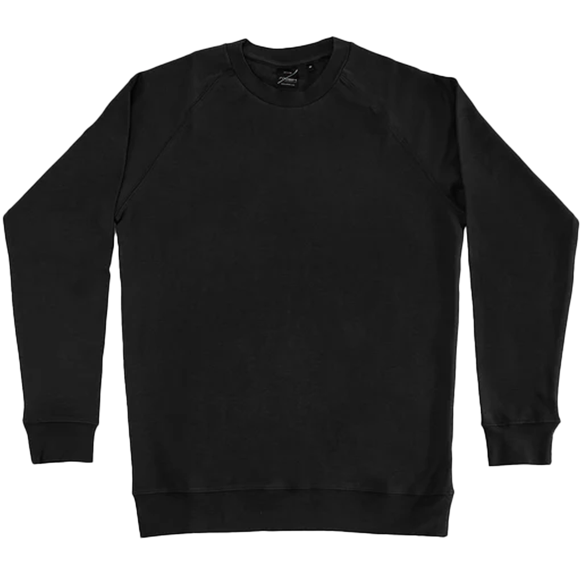 AXISM 7118, - Unisex Lightweight Crewneck, Black