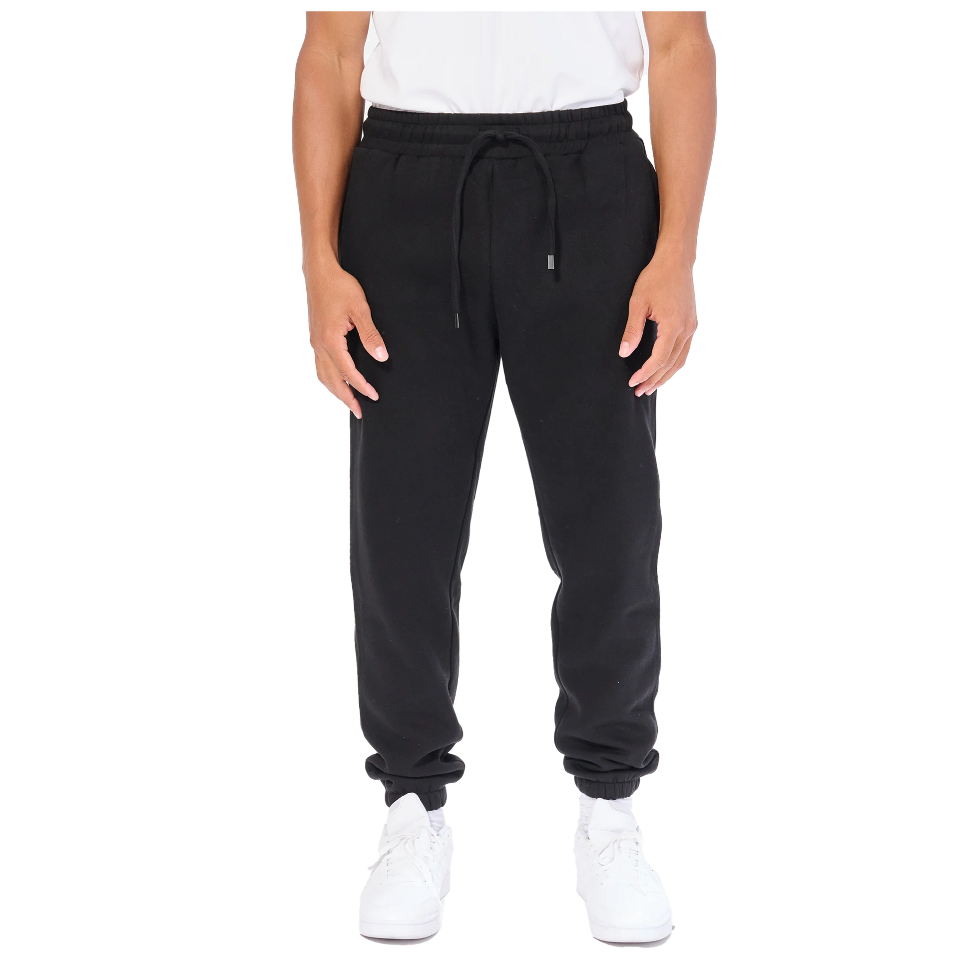7801 - Fleece Sweatpants Black 7801 AXISM BOTTOMS COTTON / POLYESTER Heavyweight MEN tearaway