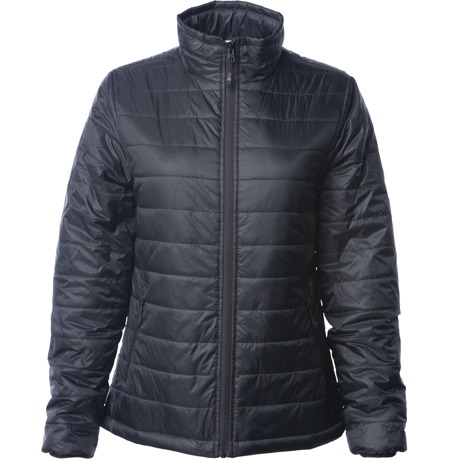 EXP200PFZ - Women's Hyper-loft Puffy Jacket Black COATS & JACKETS EXP200PFZ EXPEDITION INDEPENDENT jacket NYLON OUTERWEAR PERFORMANCE POLYESTER tearaway WOMEN