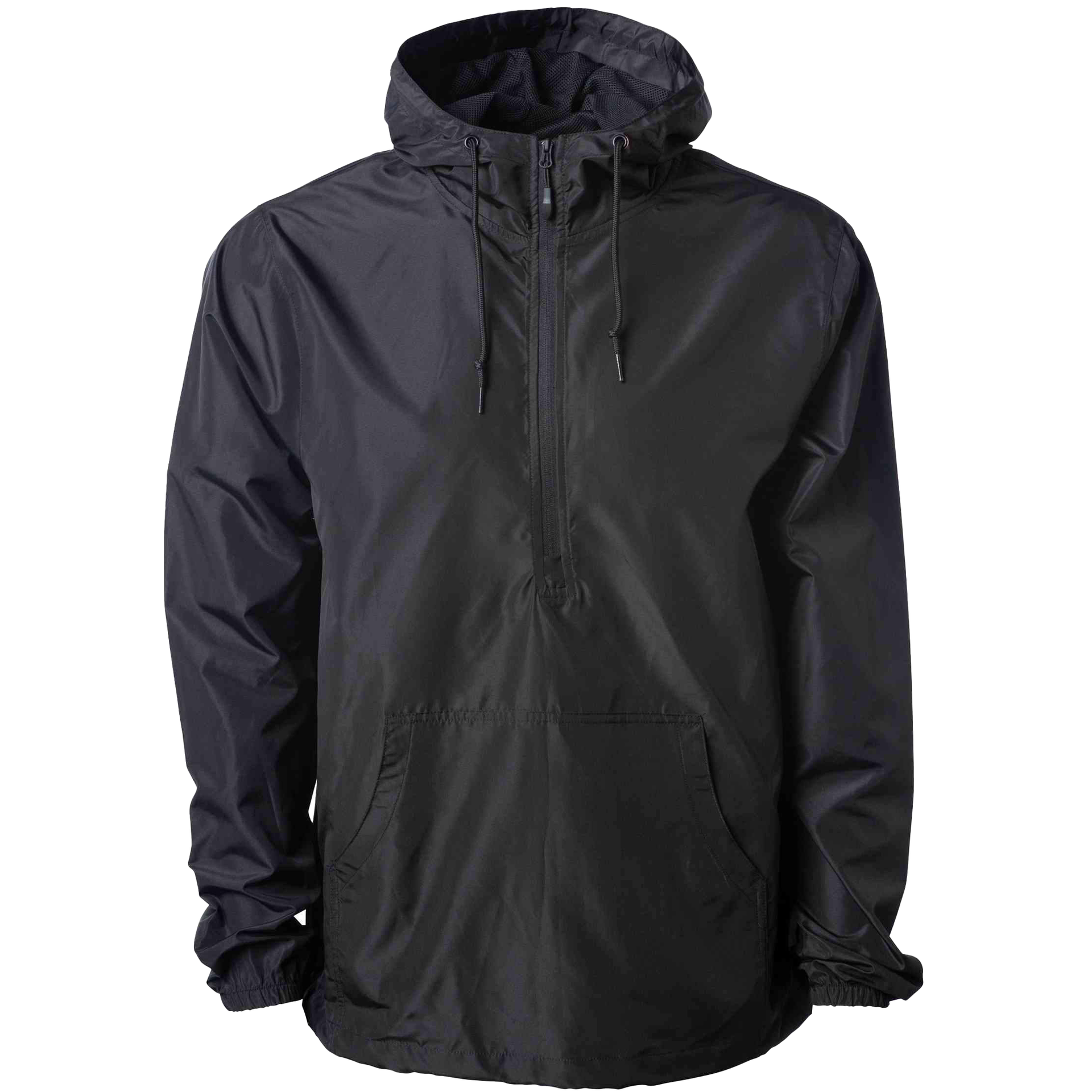 EXP54LWP - Lightweight Pullover Windbreaker Anorak Jacket Black COATS & JACKETS exp54 EXP54LWP EXPEDITION INDEPENDENT jacket Lightweight OUTERWEAR PERFORMANCE POLYESTER PULLOVERS tearaway UNISEX windbreaker