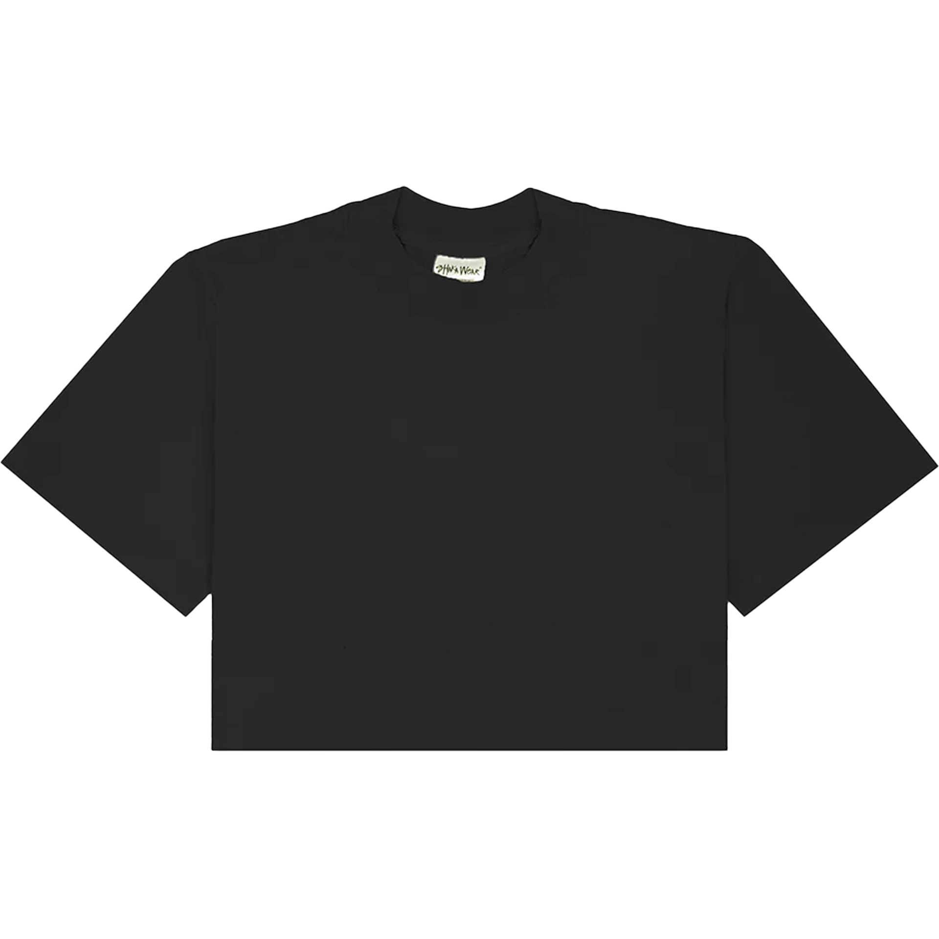 Garment Dye Crop Top Black COTTON crop top GARMENT DYE Heavyweight Shaka Wear SHORTSLEEVES WOMEN