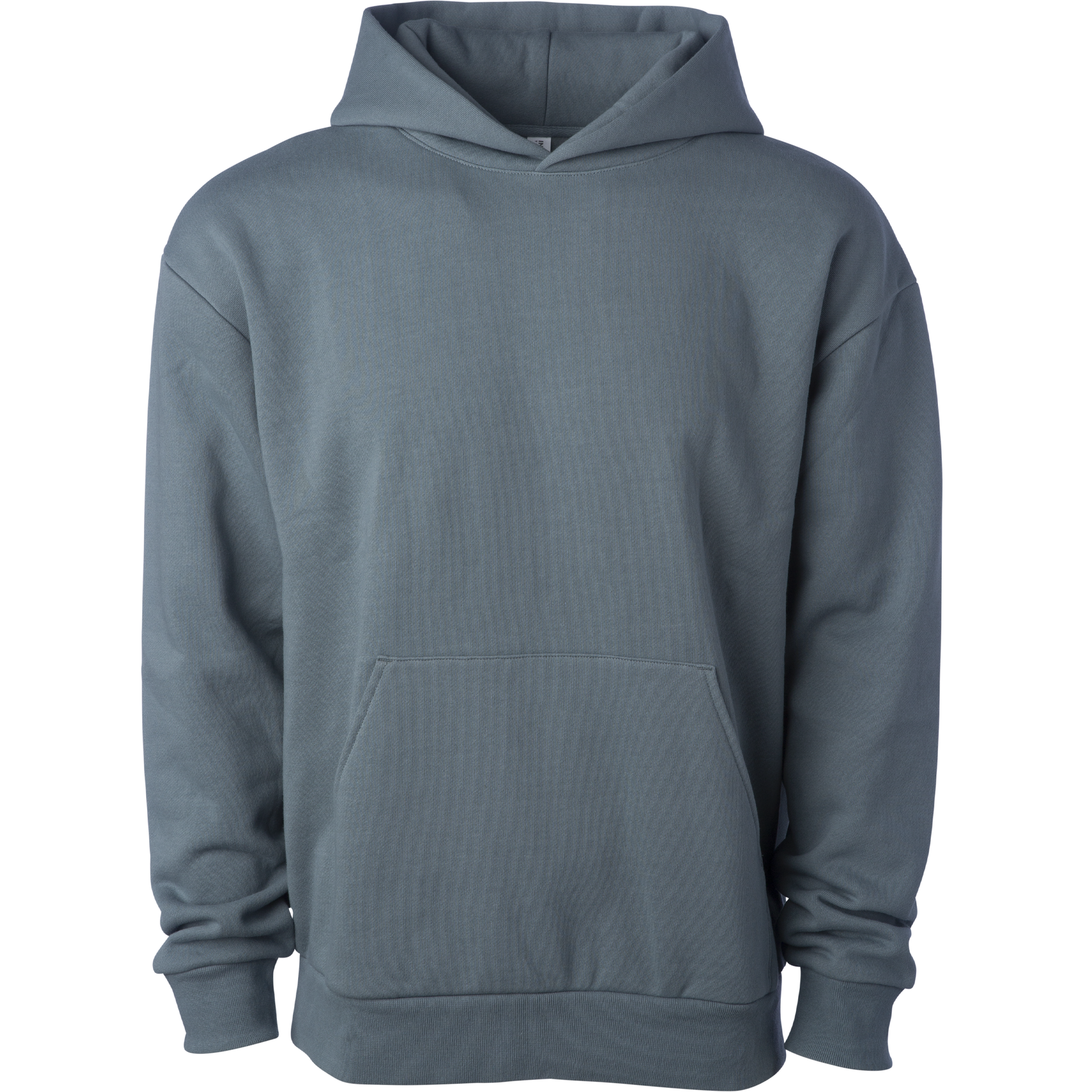 IND280SL - Avenue 280gm Midweight Pullover Hood Blue Magic AVENUE BOXY COTTON / POLYESTER DROP SHOULDER IND280SL INDEPENDENT MEN MIDWEIGHT NO LACE PULLOVERS shsdparentproduct tearaway