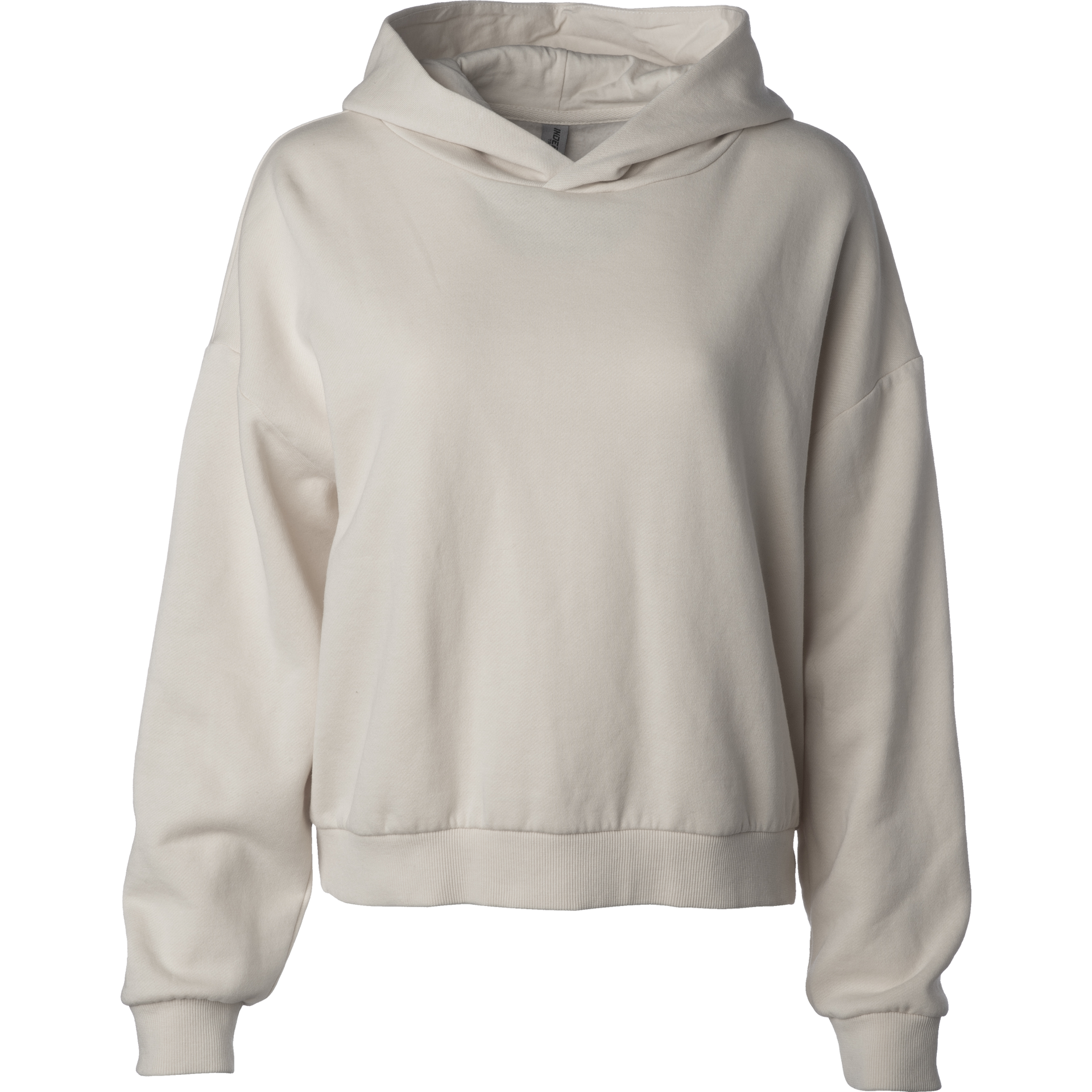 PRM2600C - Women's California Wave Wash Sunday Hoodie Bone BOXY CALI WAVE WASH california wave COTTON / POLYESTER hoodie INDEPENDENT PRM2600C PULLOVERS sunday WOMEN