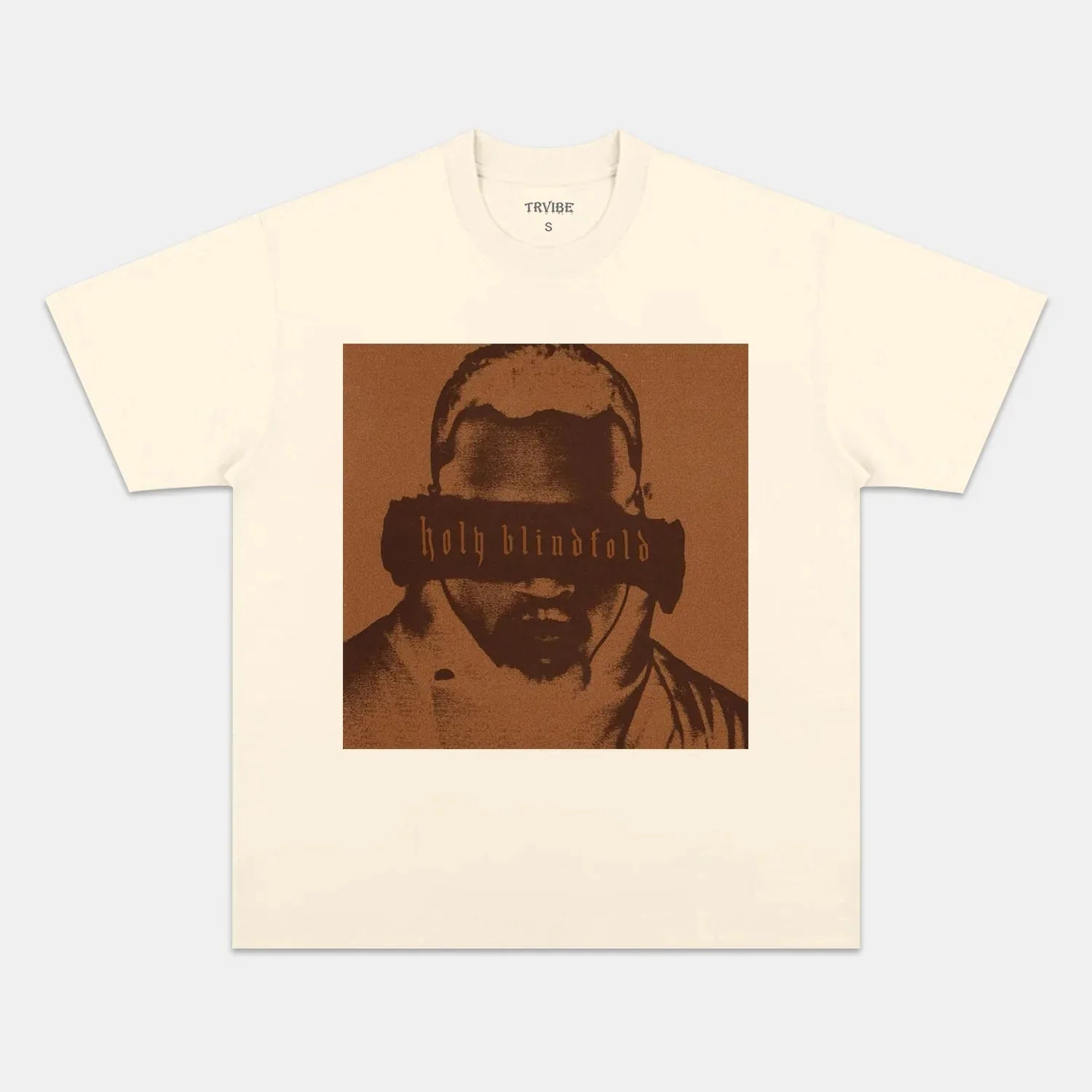 Chris Brown: Holy Blindfold Tee IVORY TEE Chrisbrown holy blindfold MUSIC POP