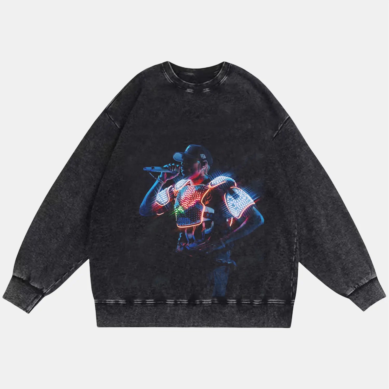 Chris Brown: Music Icon Tee V5 PEPPER SWEATSHIRT chris brown HIP HOP MUSIC POP