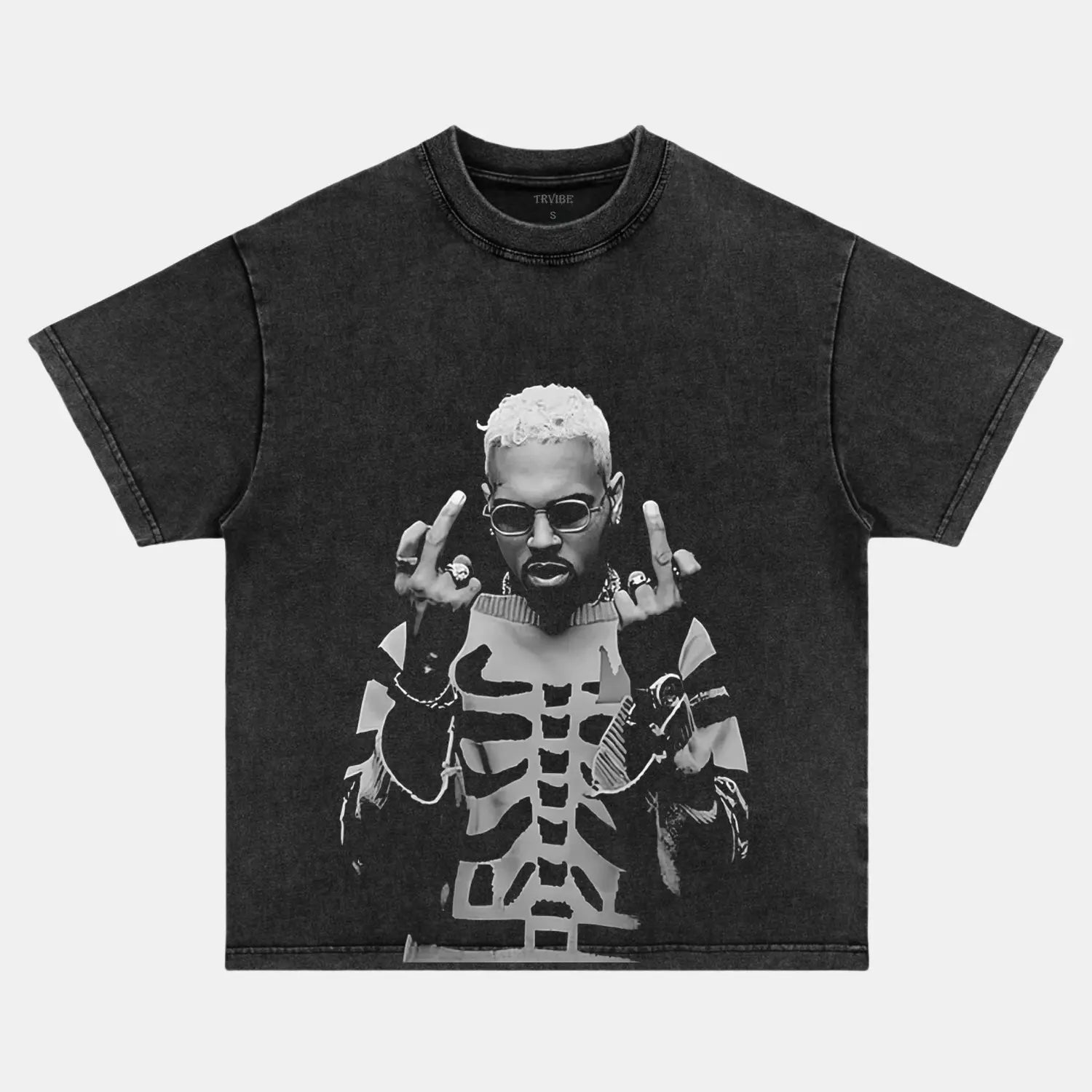 Chris Brown: Music Icon Tee V2 chrisbrown HIP HIP HOP HIPHOP MUSIC POP