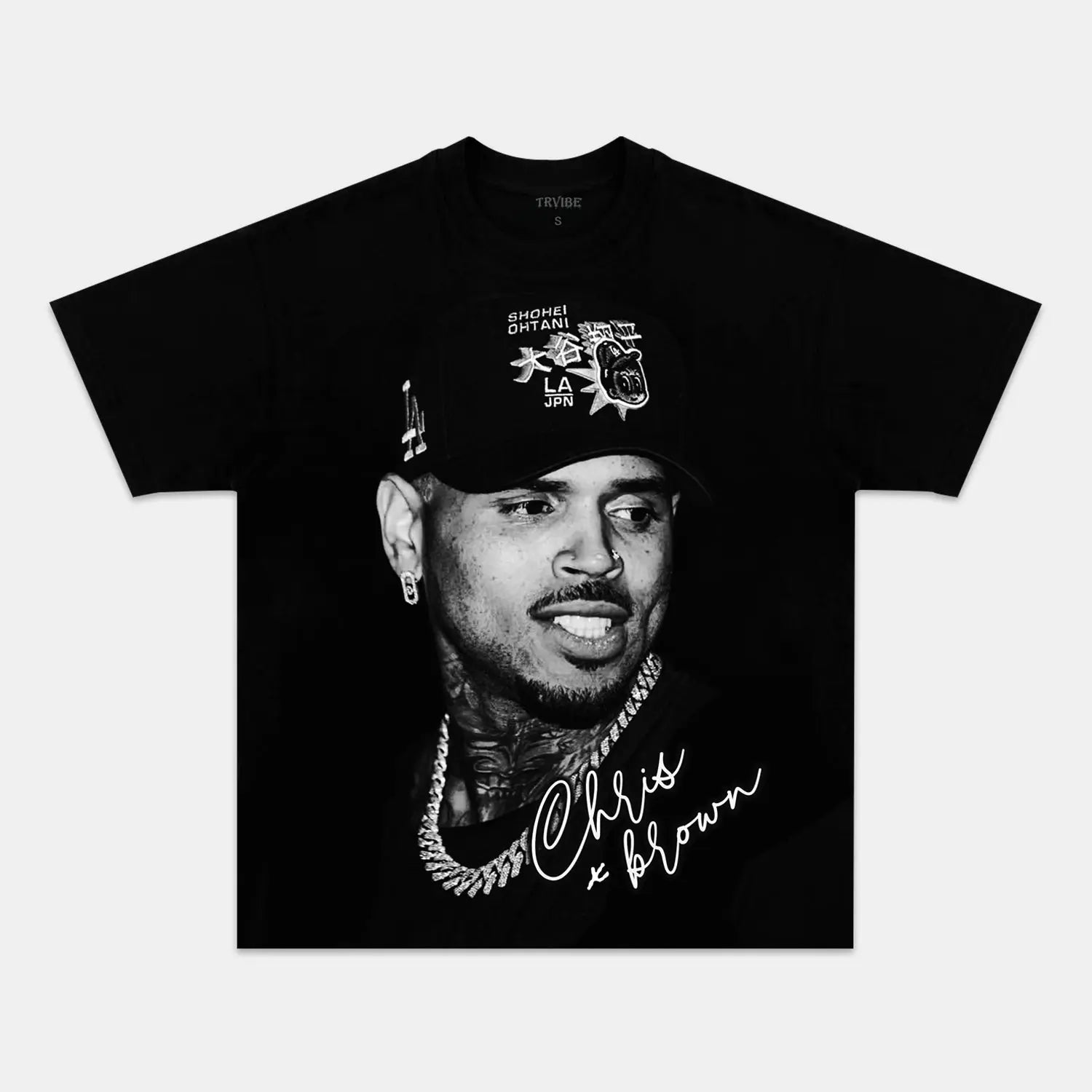 Chris Brown: Music Icon Tee V10 BLACK TEE Chrisbrown HIP HIP HOP HIPHOP MUSIC POP