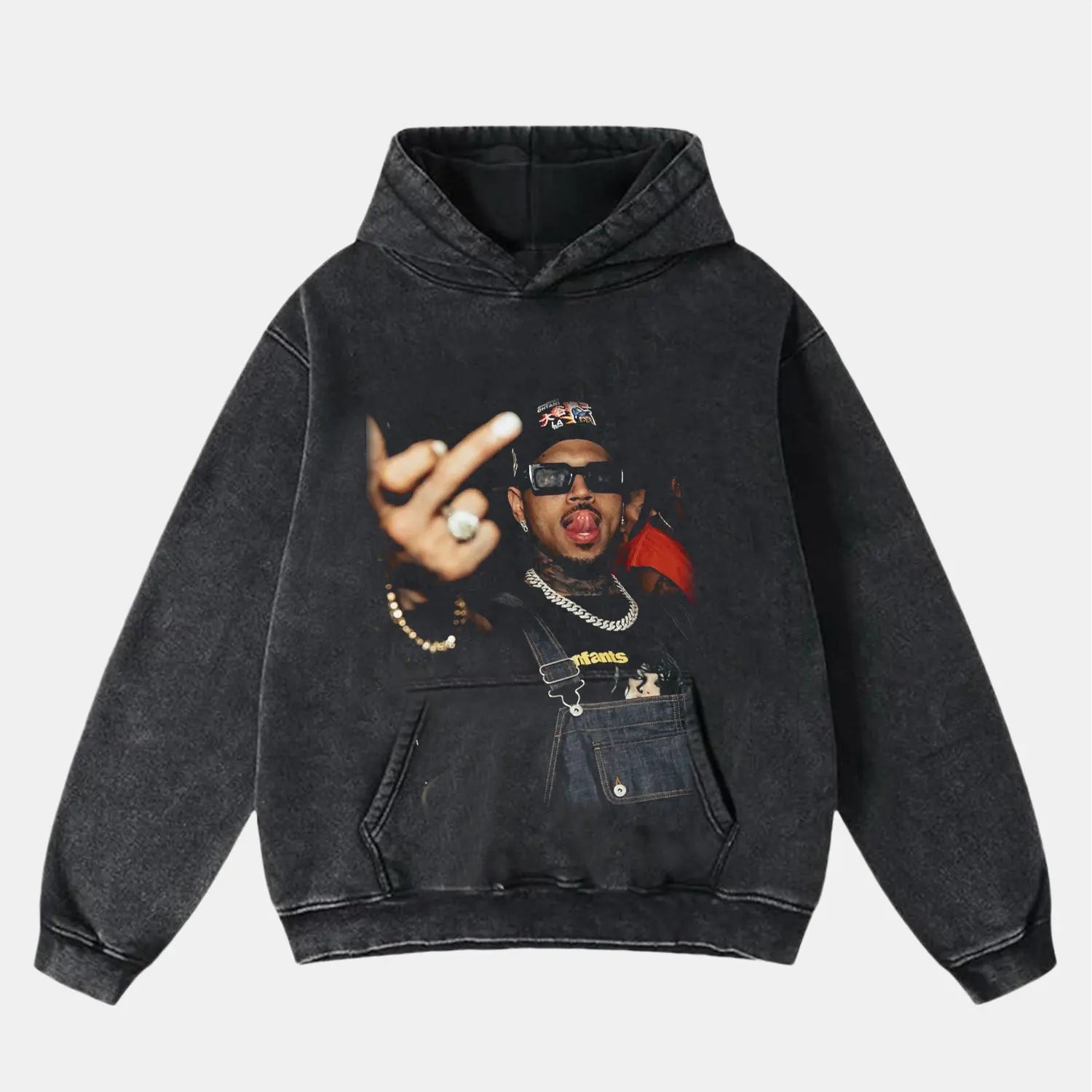 Chris Brrown: Music Icon Tee V9 PEPPER HOODIE Chrisbrown HIP HOP MUSIC POP