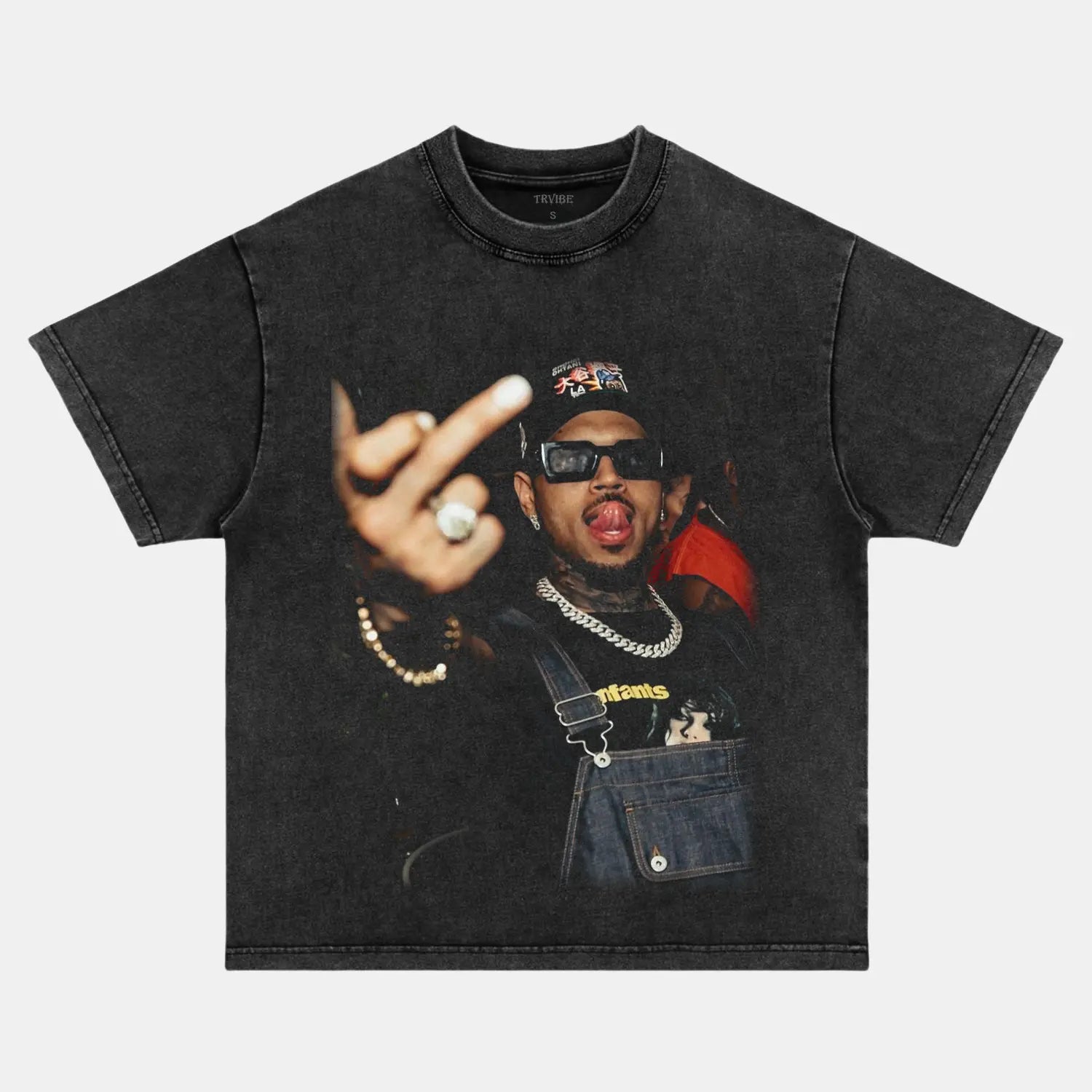 Chris Brrown: Music Icon Tee V9 PEPPER TEE Chrisbrown HIP HOP MUSIC POP