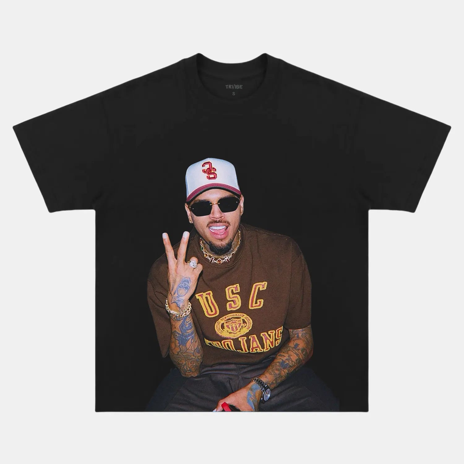 Chris Brown: Music Icon Tee V3 Chrisbrown HIP HOP MUSIC POP