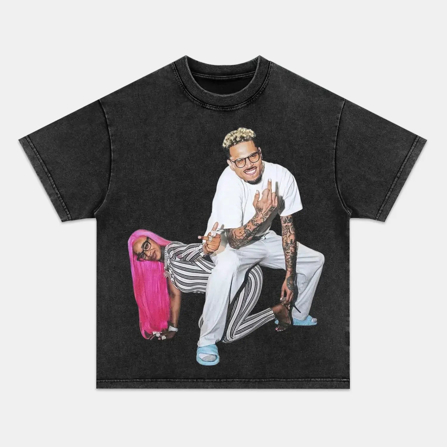 Chris Brown x Sexyy Red Tee PEPPER TEE Chrisbrown HIP HOP MUSIC