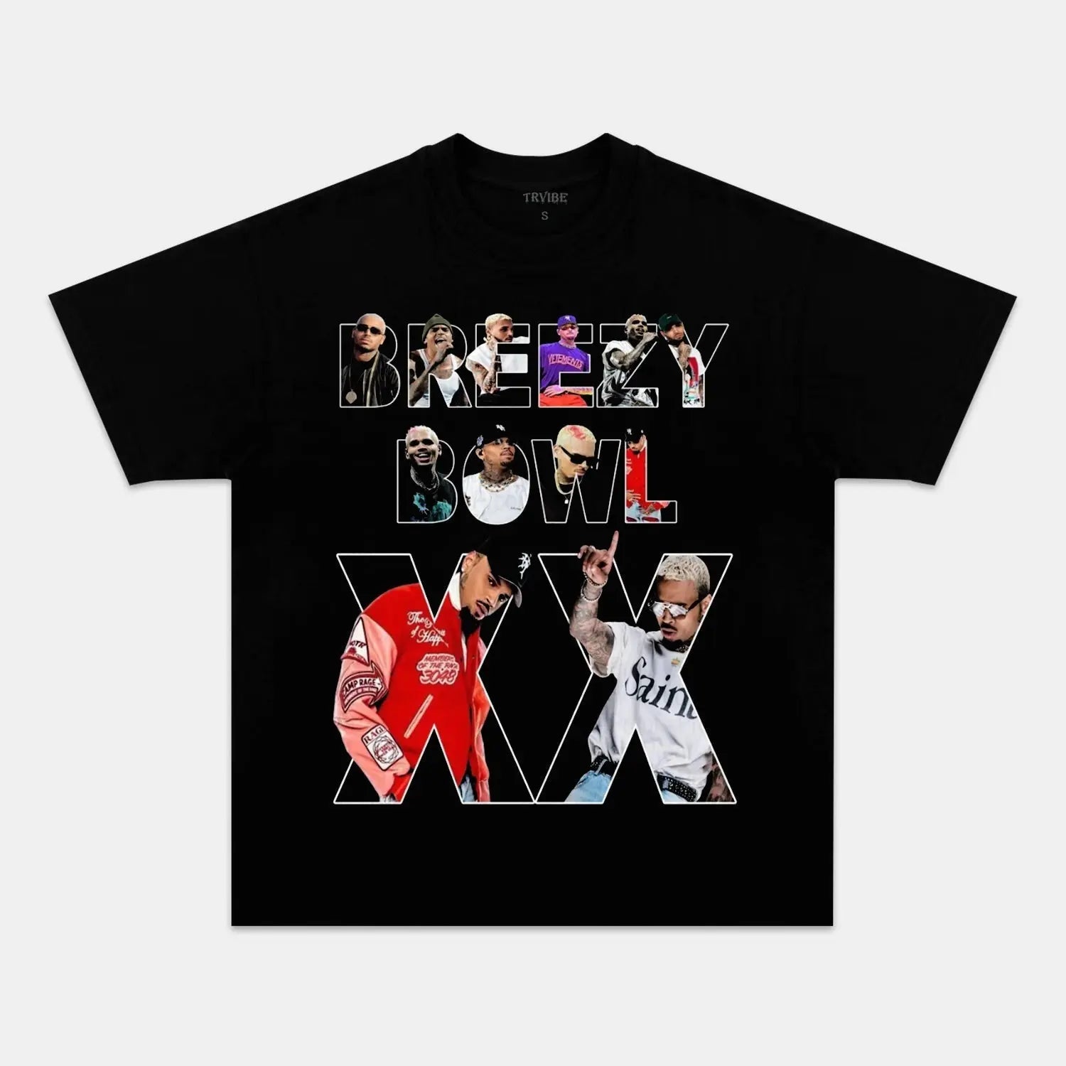 Chris Brown: Breezy Bowl Tour Tee BLACK TEE breezybowl Chrisbrown HIP HIP HOP HIPHOP MUSIC POP