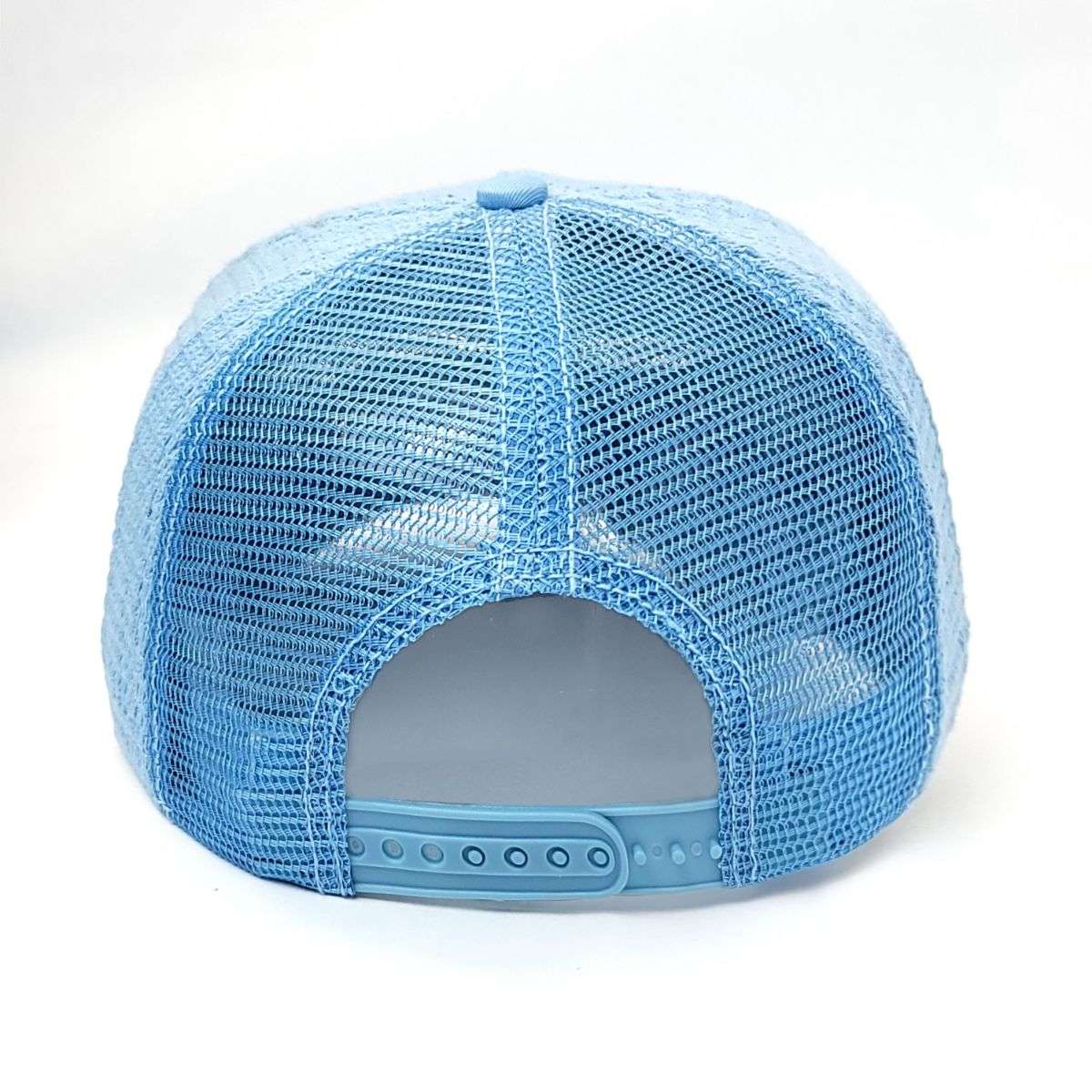 Cadet Cap -7272, Knitted, Mesh Back, Sky Blue Military Cap