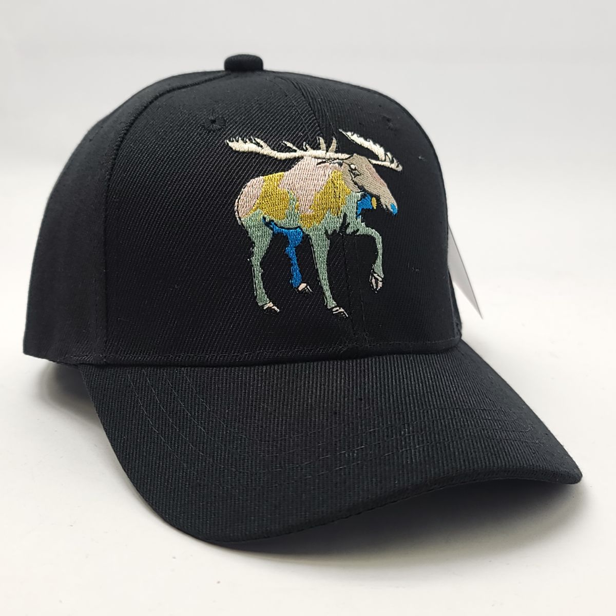 Canadian Moose Cap - Multi-Coloured, Adjustable Black OSFA Clearance