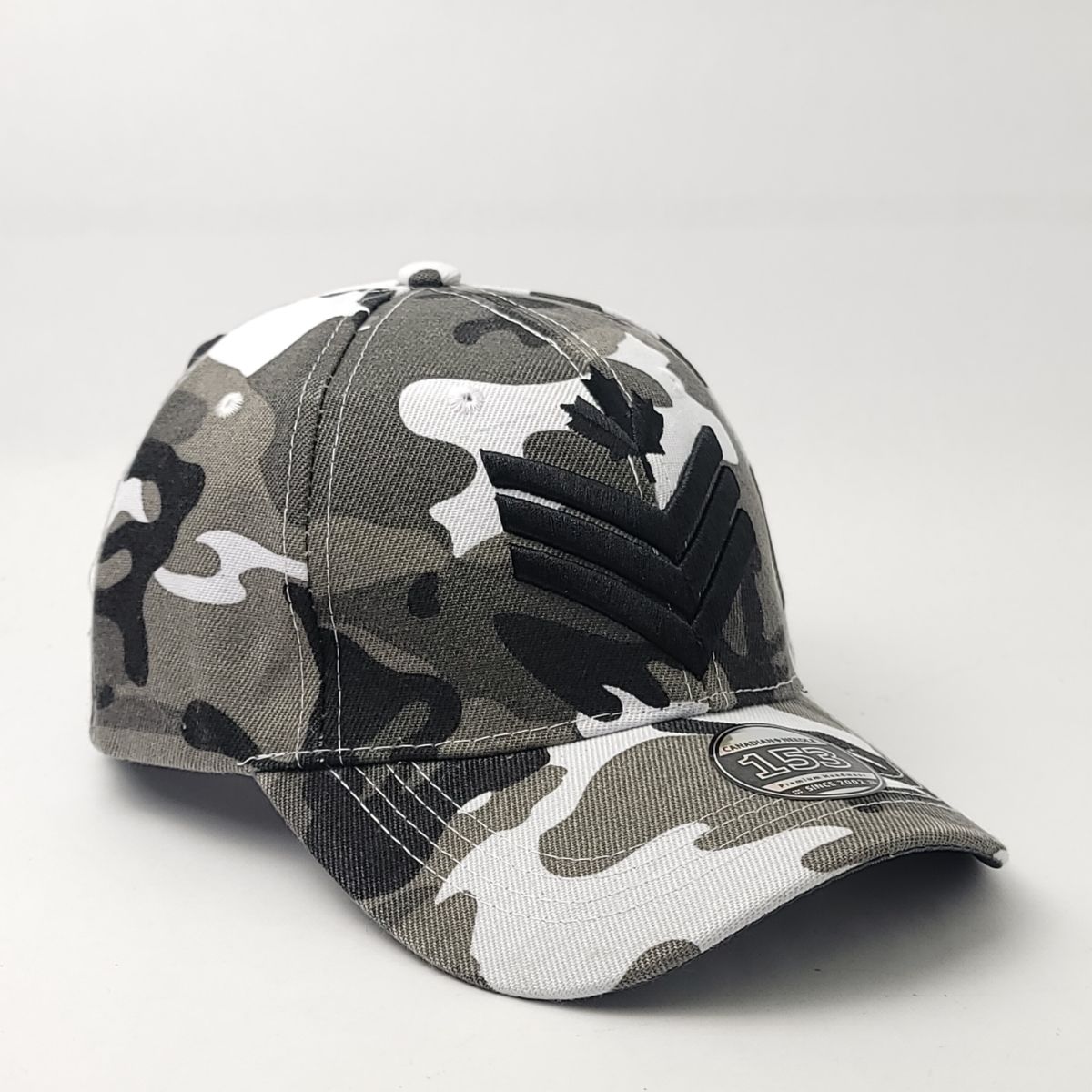 Sergeant Cap - Classic Baseball Cap with 3D Logo, Multi-Coloured Canada Cap Sergeant