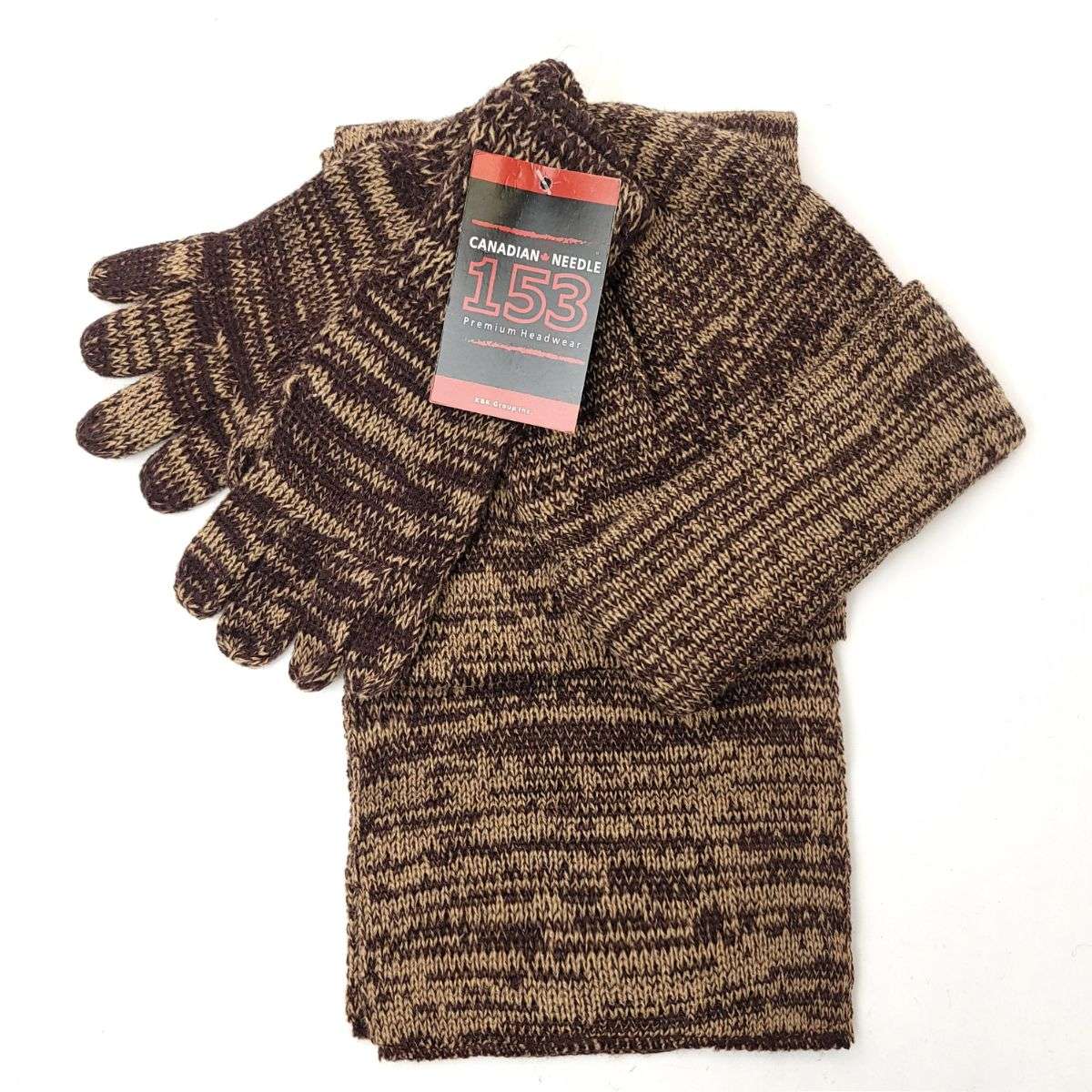 Youth - Winter 3 pieces set, Brown Mixed Colour Youths