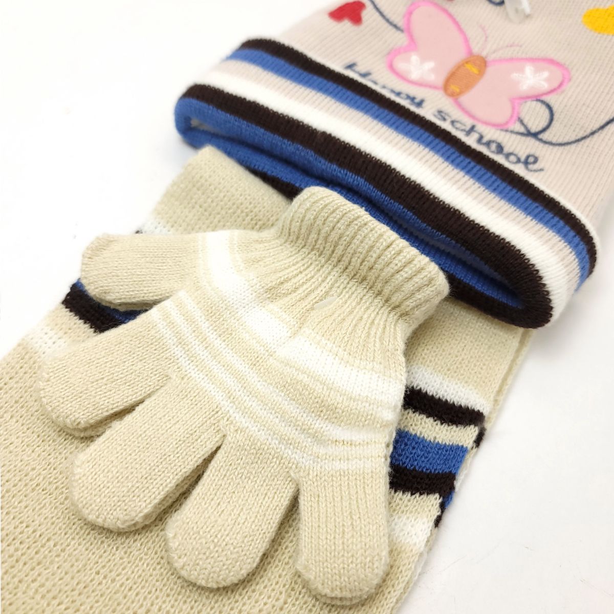 Toddler - Happy School 3 pieces set, Multi-Coloured Youths