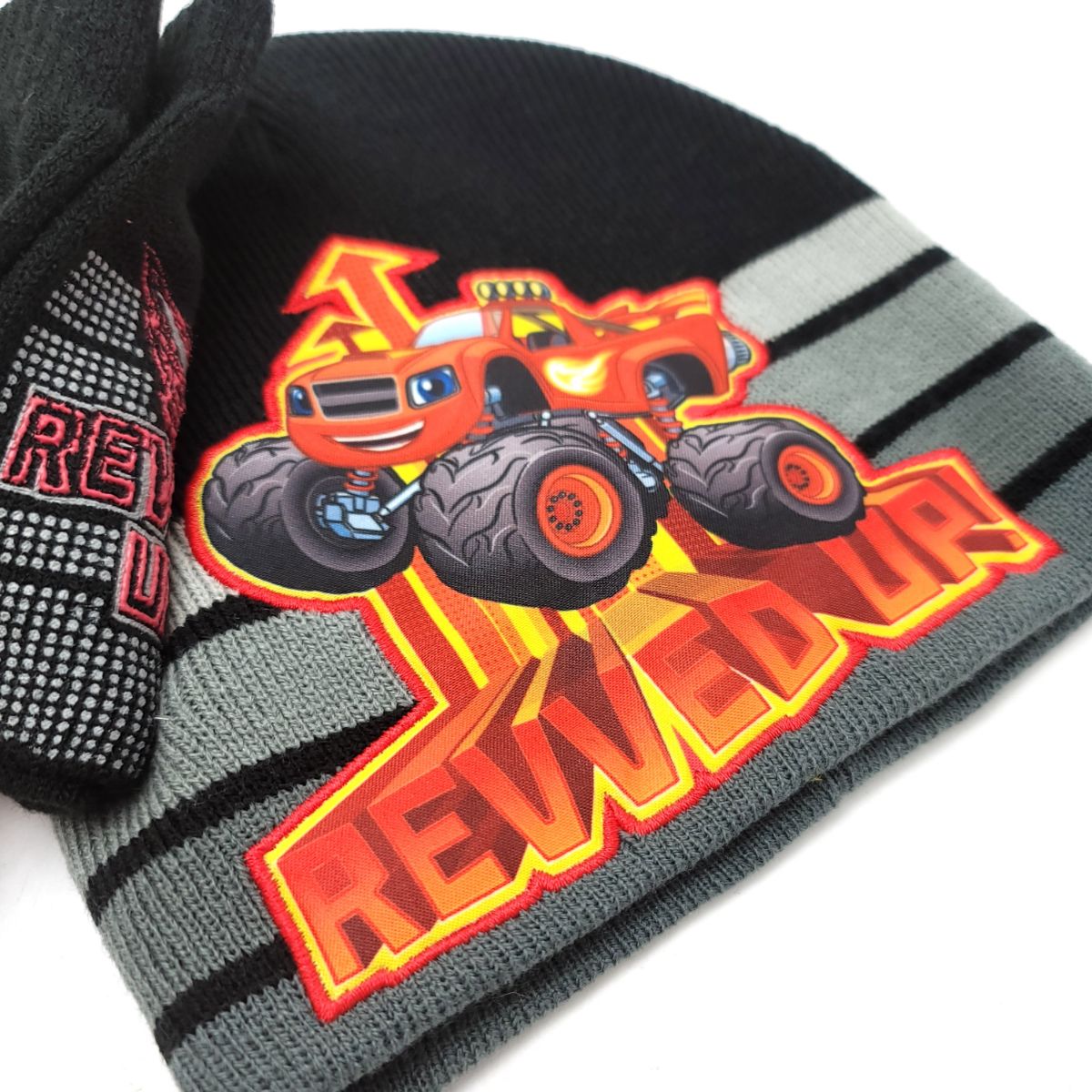 Toddler - Blaze knit, 2pcs set, Winter hat & Mittens set Youths