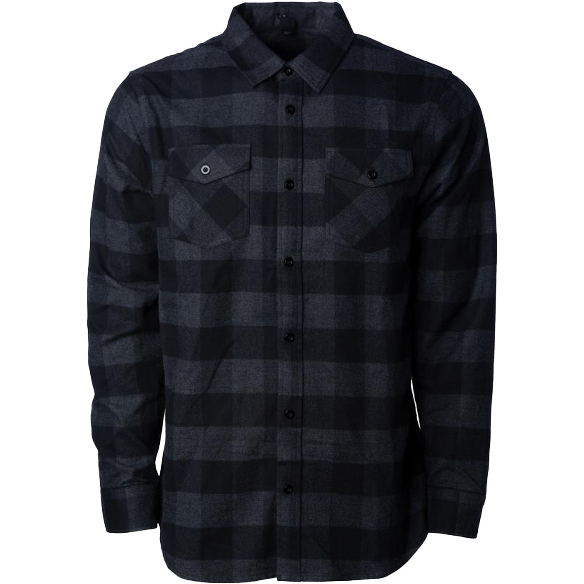 EXP50F - Men's Flannel Shirt Charcoal Heather Black COTTON / POLYESTER CREWS EXP50 EXP50F EXPEDITION FLANNEL FLANNELS INDEPENDENT MEN mens REGULAR SHIRT tearaway