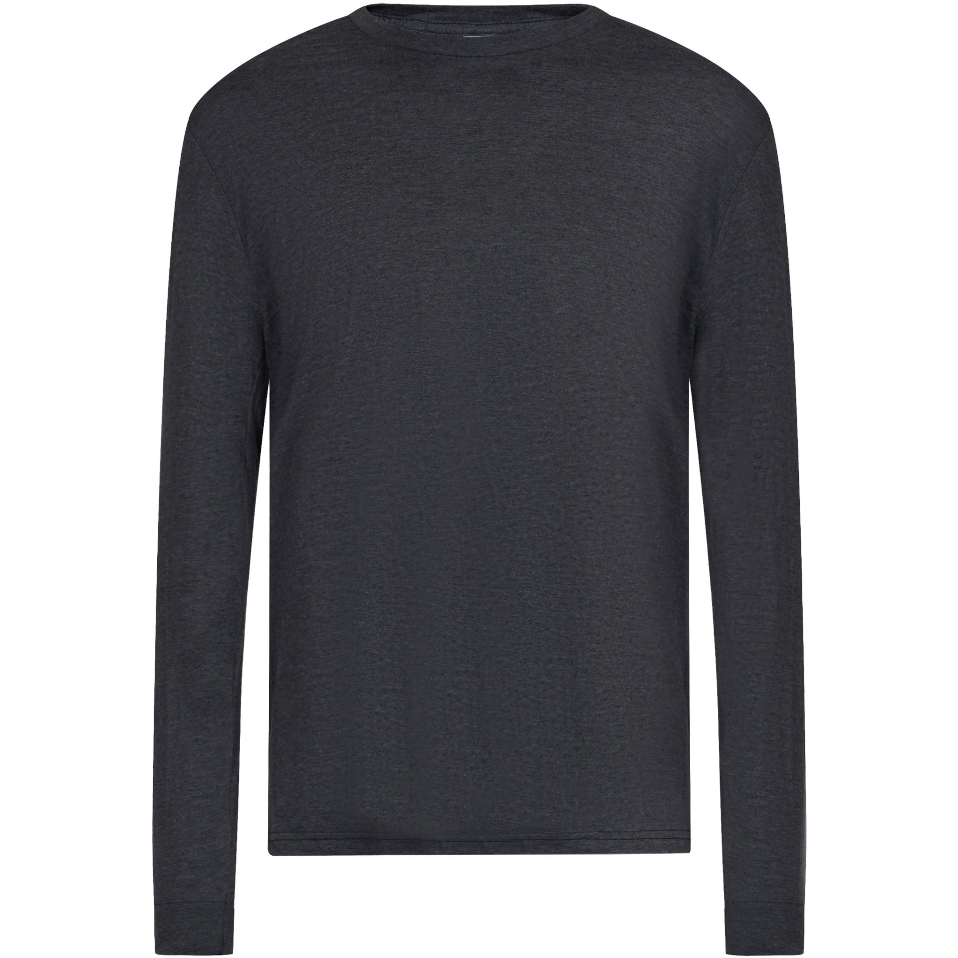 47336 - Men's Long Sleeve Charcoal Heather COTTON / POLYESTER FITTED Lightweight LONG SLEEVE TEES MEN OPTIMA REGULAR tearaway