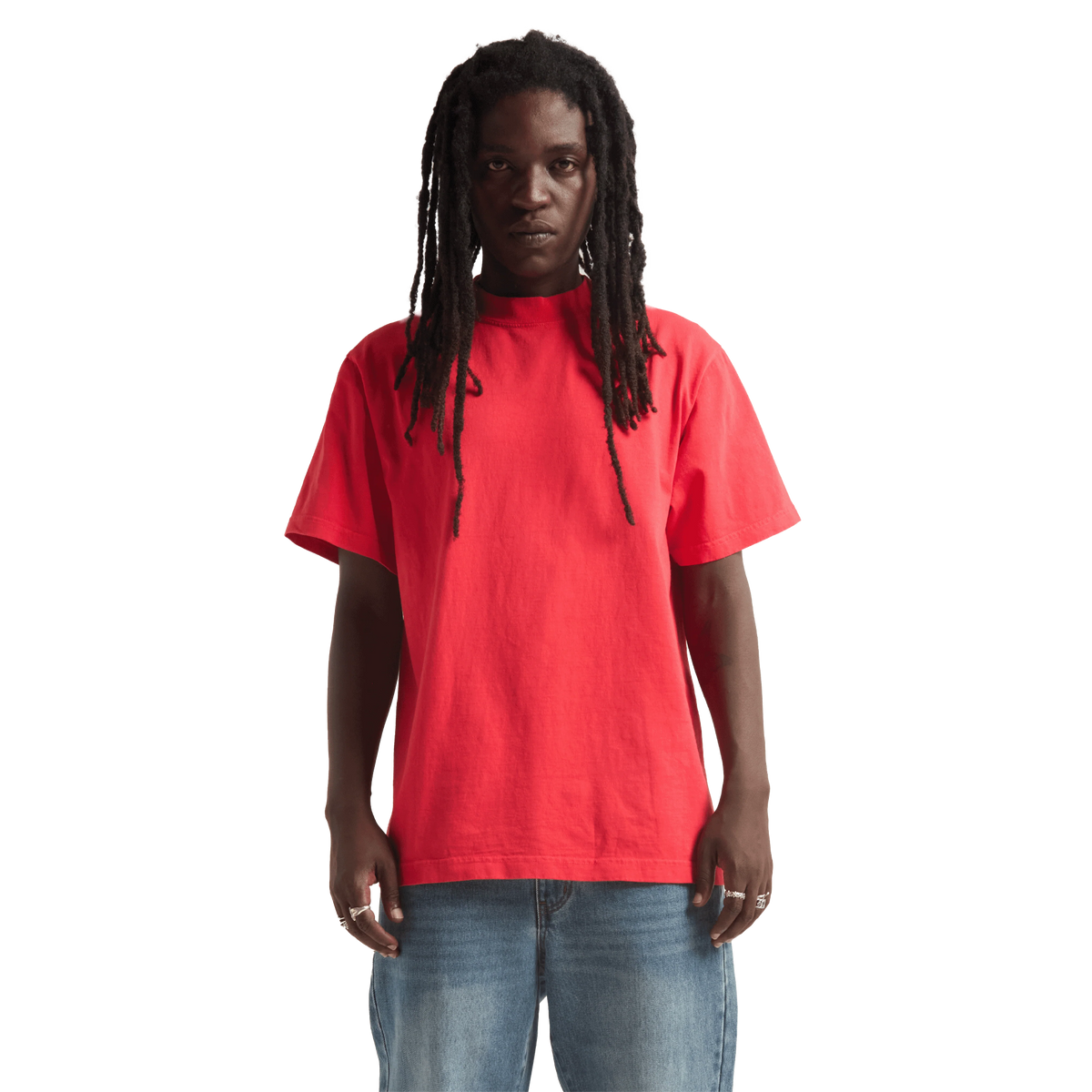 SHAKA WEAR Max Heavyweight Garment Dye, - 7.5 Oz, Cherry Tomato