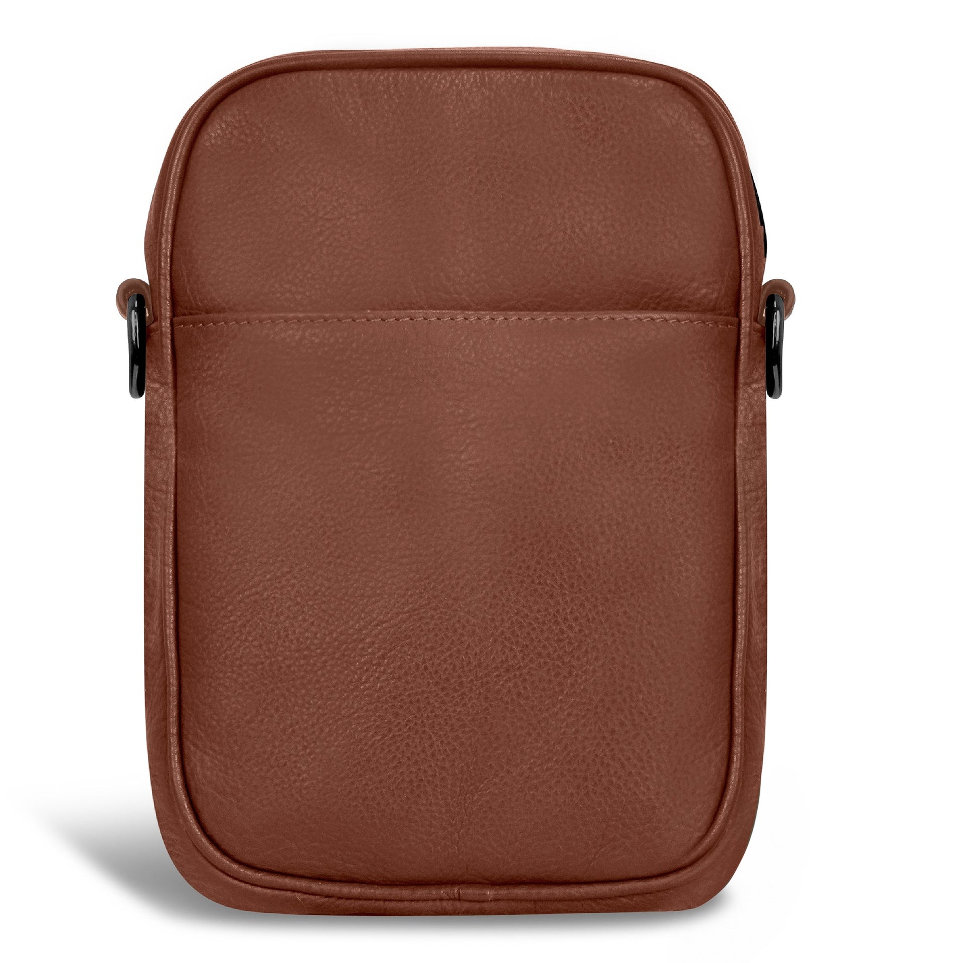 Onyx / Leather Vertical Cross-Body Bag Champs Luggage Shopify Collective