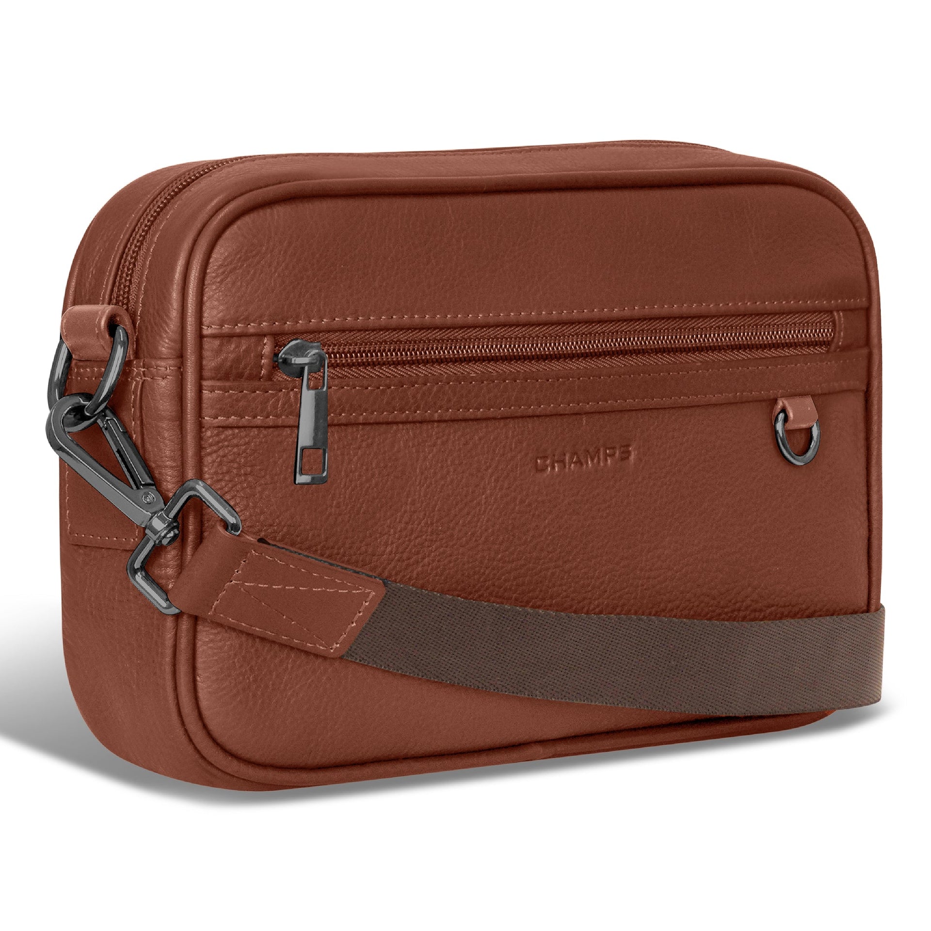 Onyx / Leather Camera Bag Champs Luggage Shopify Collective