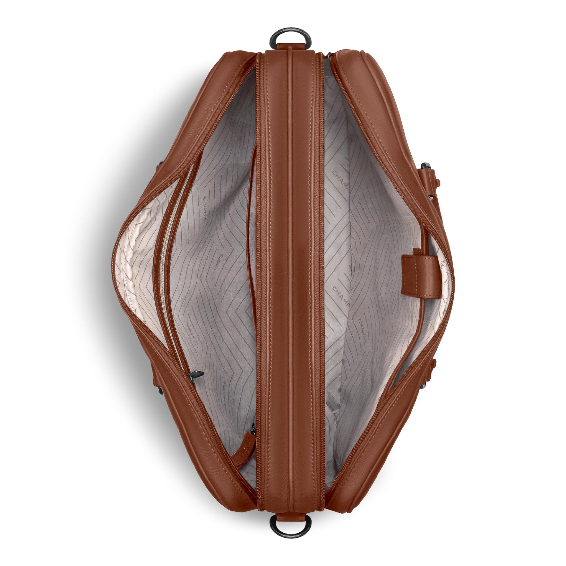 Onyx / Leather Briefcase Champs Luggage Shopify Collective