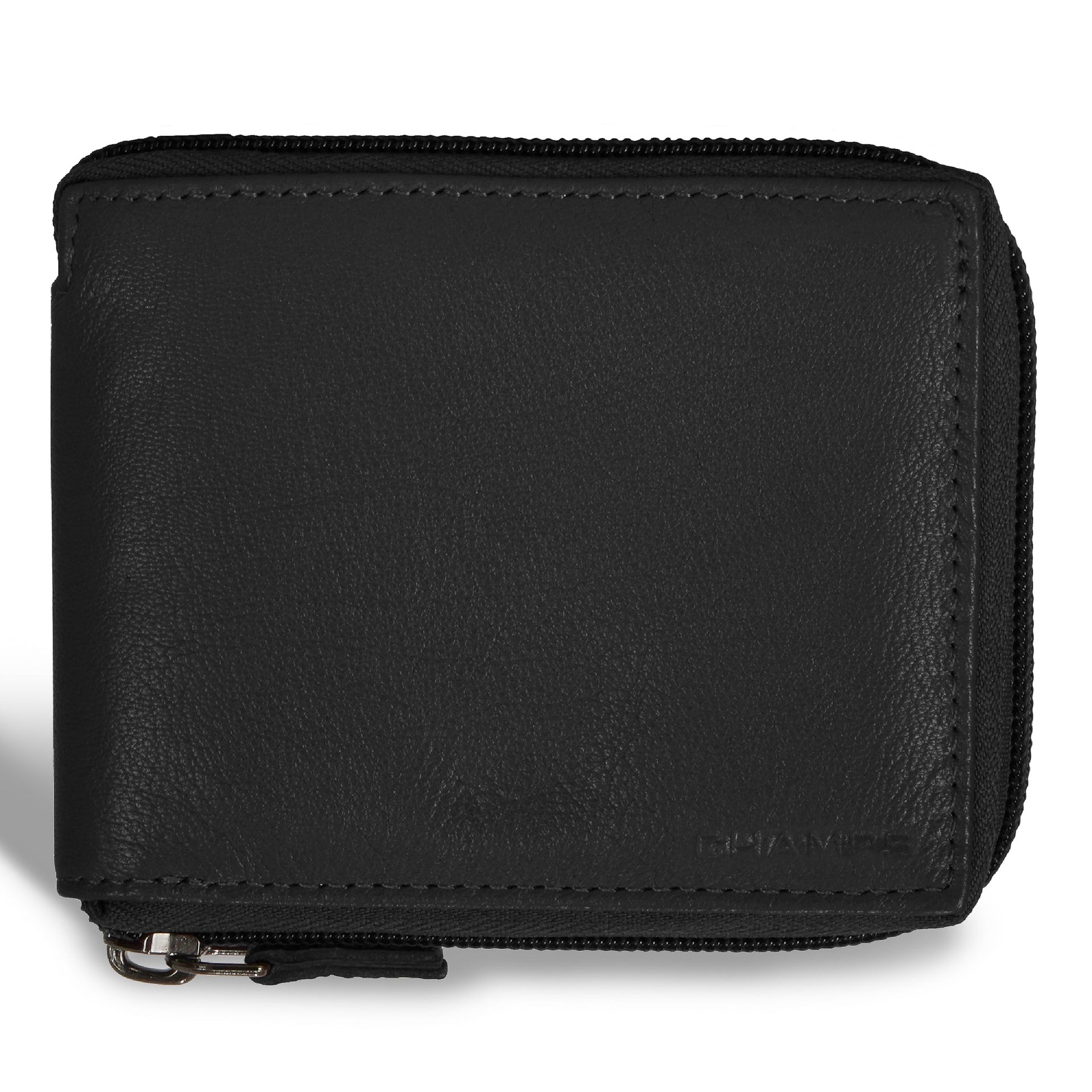 Onyx / Leather Zip Around Wallet Black Champs Luggage Shopify Collective