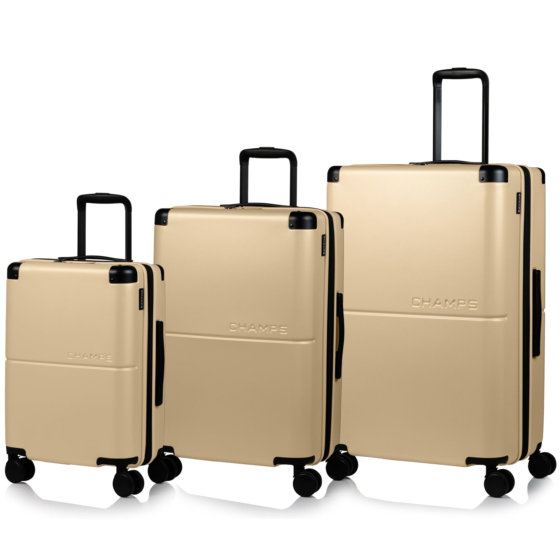 Earth / 3-Piece Luggage Set Sand Champs Luggage Shopify Collective