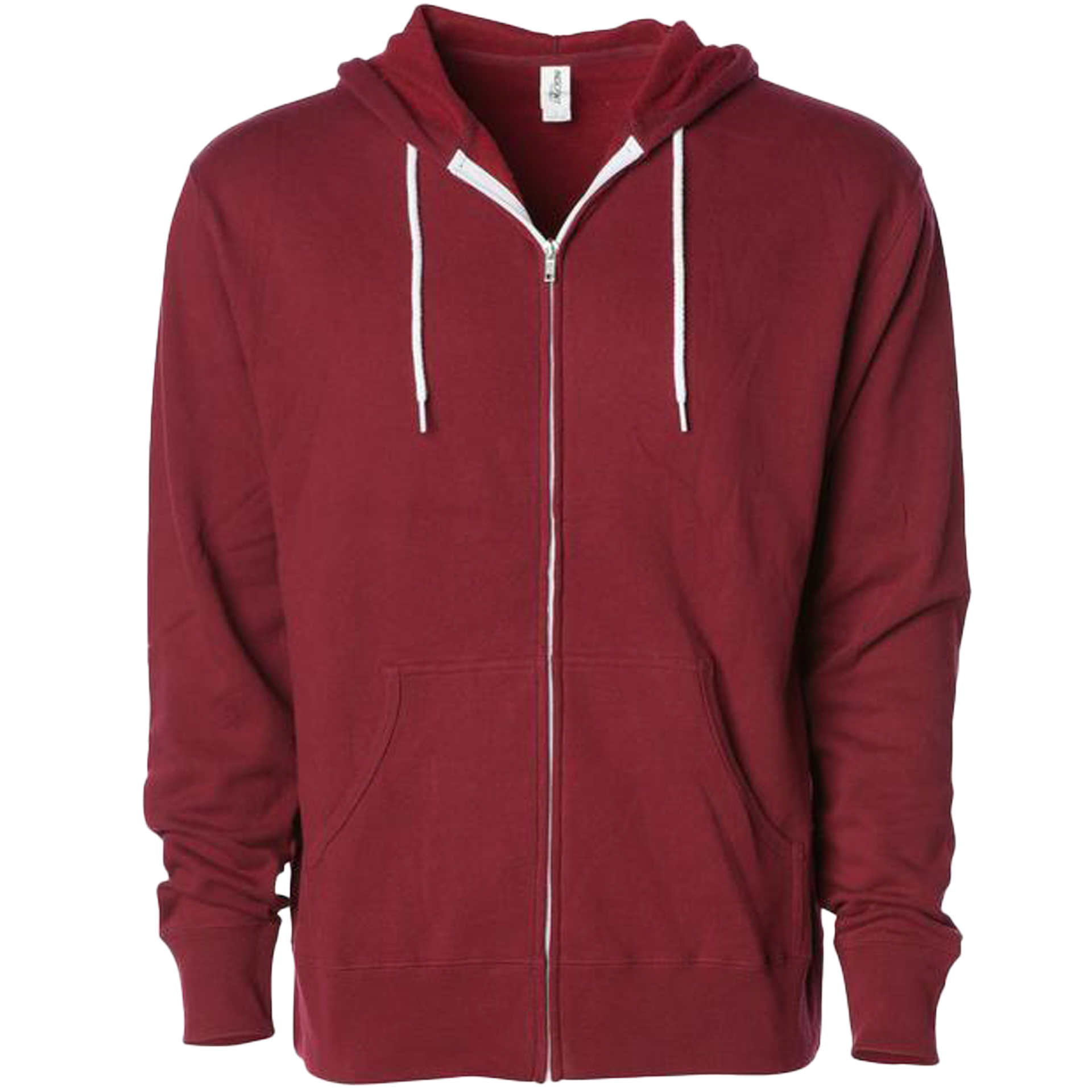 AFX90UNZ - Unisex Zip Hooded Sweatshirts Currant COTTON / POLYESTER FITTED fleece INDEPENDENT Lightweight REGULAR shsdparentproduct tearaway UNISEX