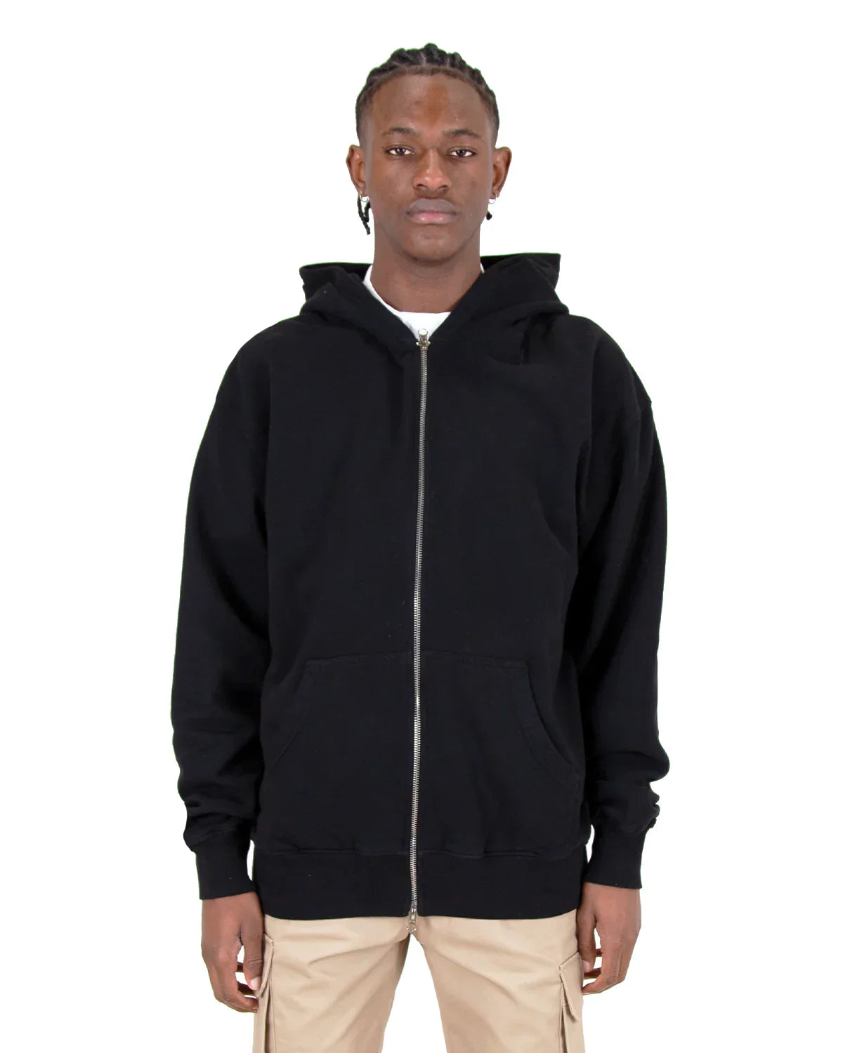 Garment Dye Double Zipper Hoodie - Toronto Screen Printing - ZIPS Garment Dye Double Zipper Hoodie - Toronto Screen Printing - ZIPS