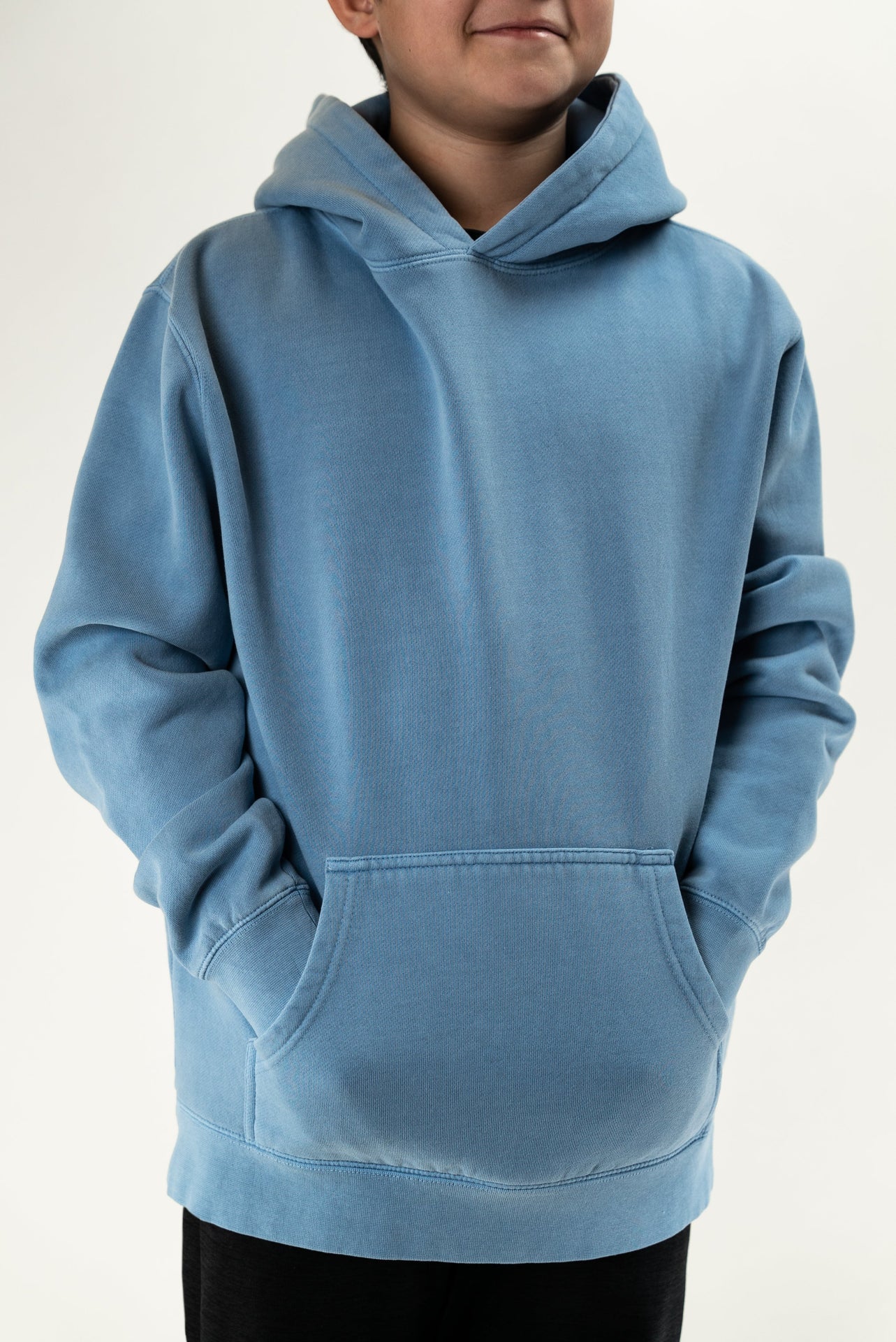 IND4001YPD - Youth Heavyweight Pigment Dye Hoodie COTTON / POLYESTER Heavyweight Hood hoodie IND4000 IND4001YPD INDEPENDENT Pigment Dye PIGMENT DYES PULLOVERS REGULAR tearaway YOUTH