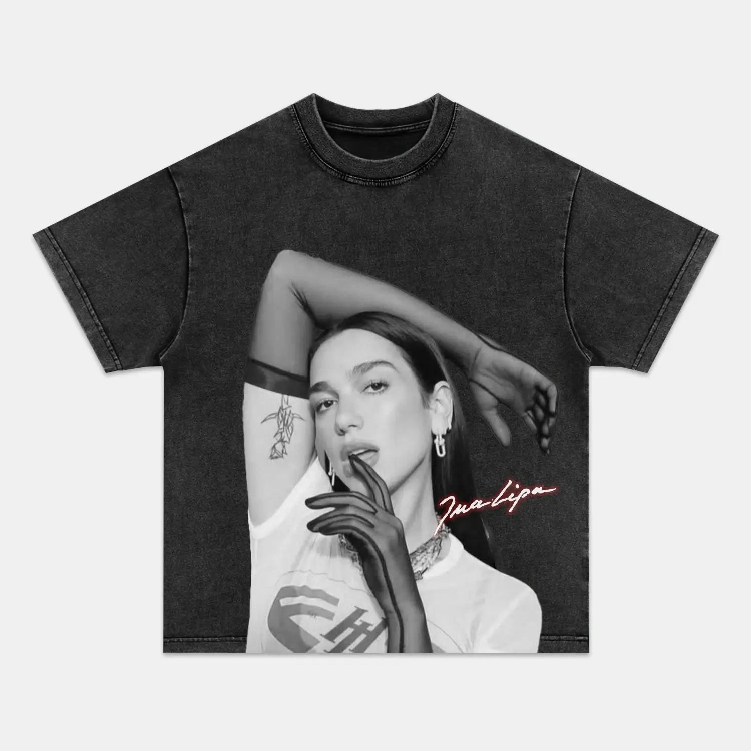 Dua Lipa: Music Icon Tee V15 DuaLipa MUSIC POP
