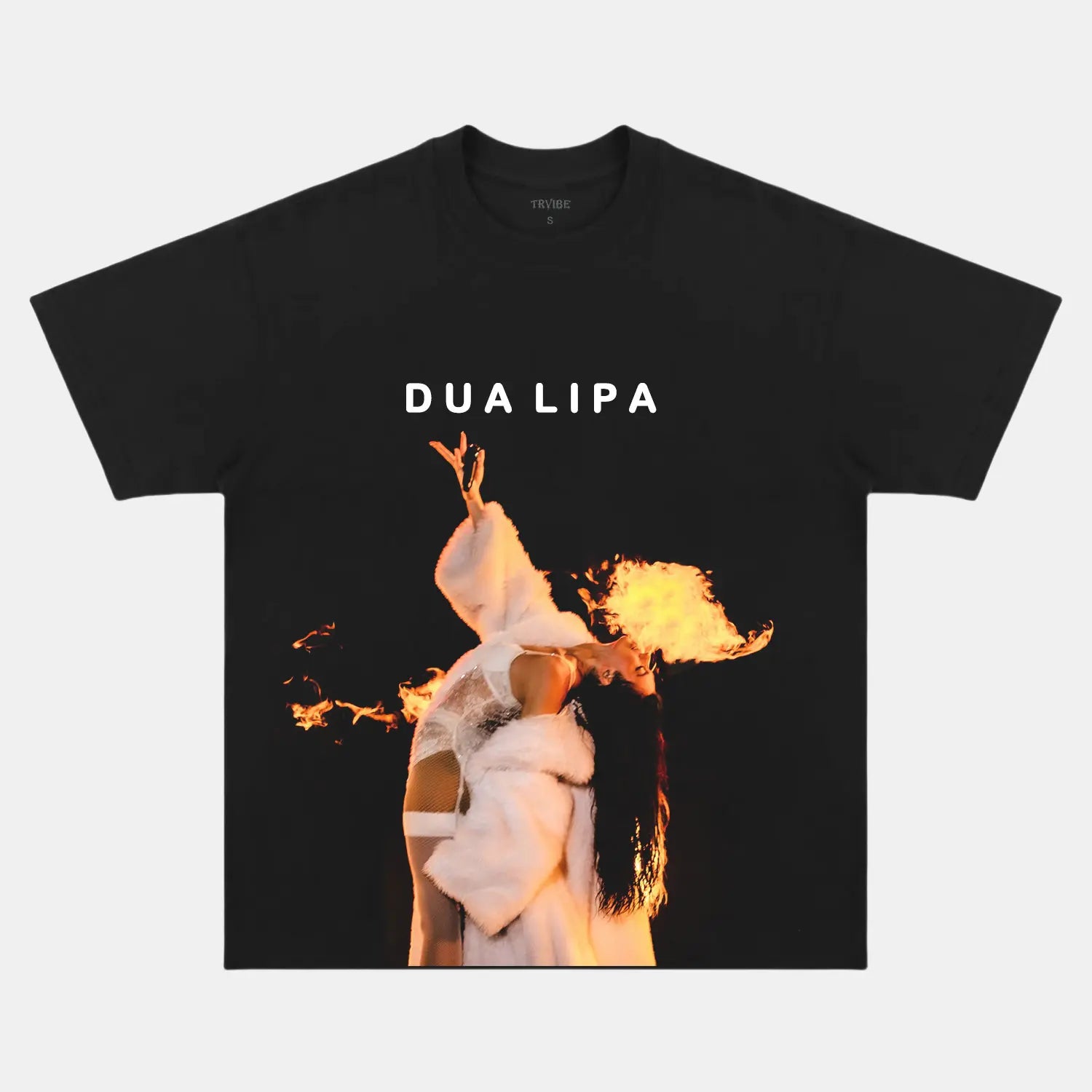 Dua Lipa: Music Icon Tee BLACK TEE DuaLipa MUSIC POP