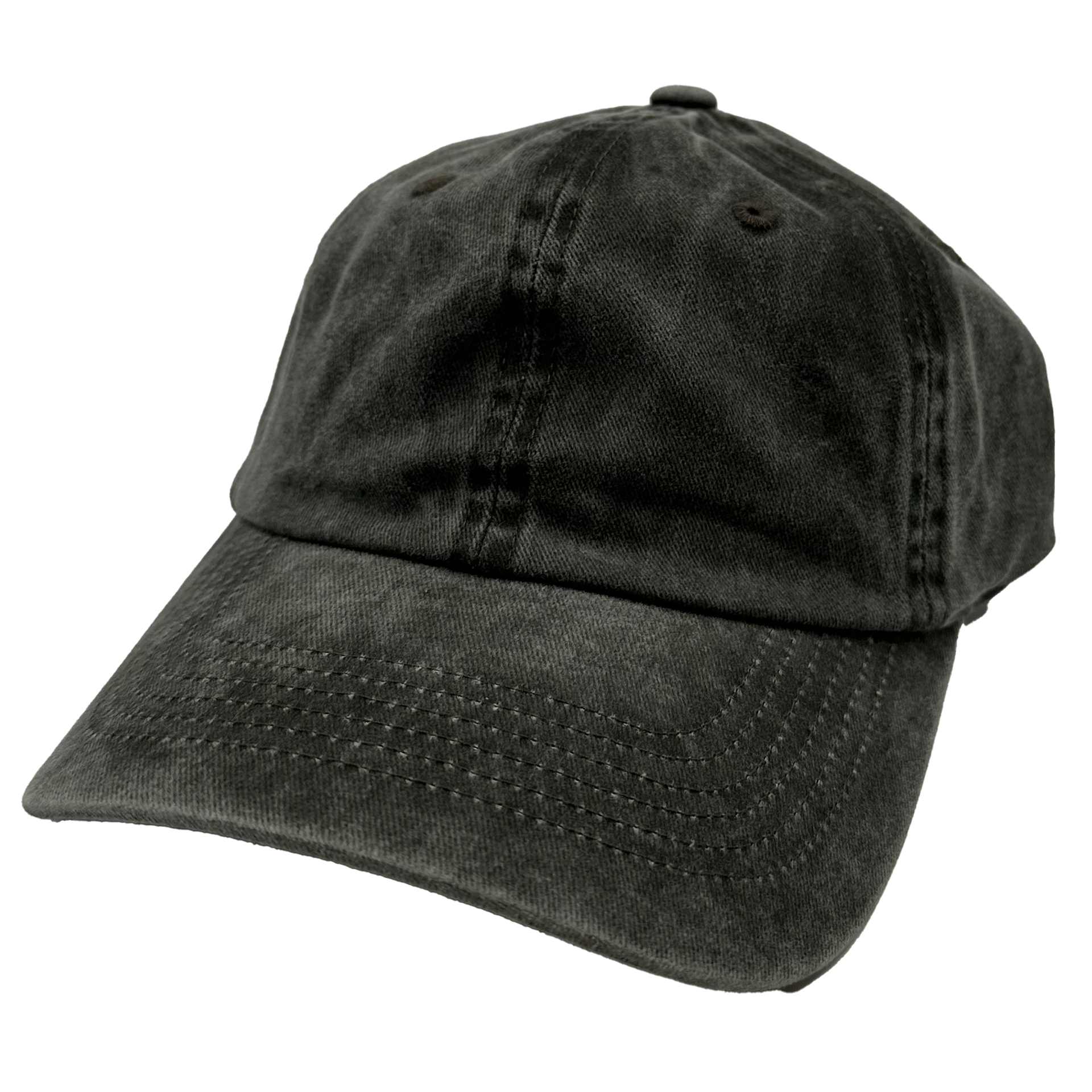 GNV-1003 - Pigment Dye Cap Dark Green One Size 6 PANELS 6 PANELS - UNSTRUCTURED ADJUSTABLE BUCKLE BUCKLE STRAP COTTON CURVE essentials GNV-1003 low profile nissi caps Pigment Dye UNISEX UNSTRUCTURED