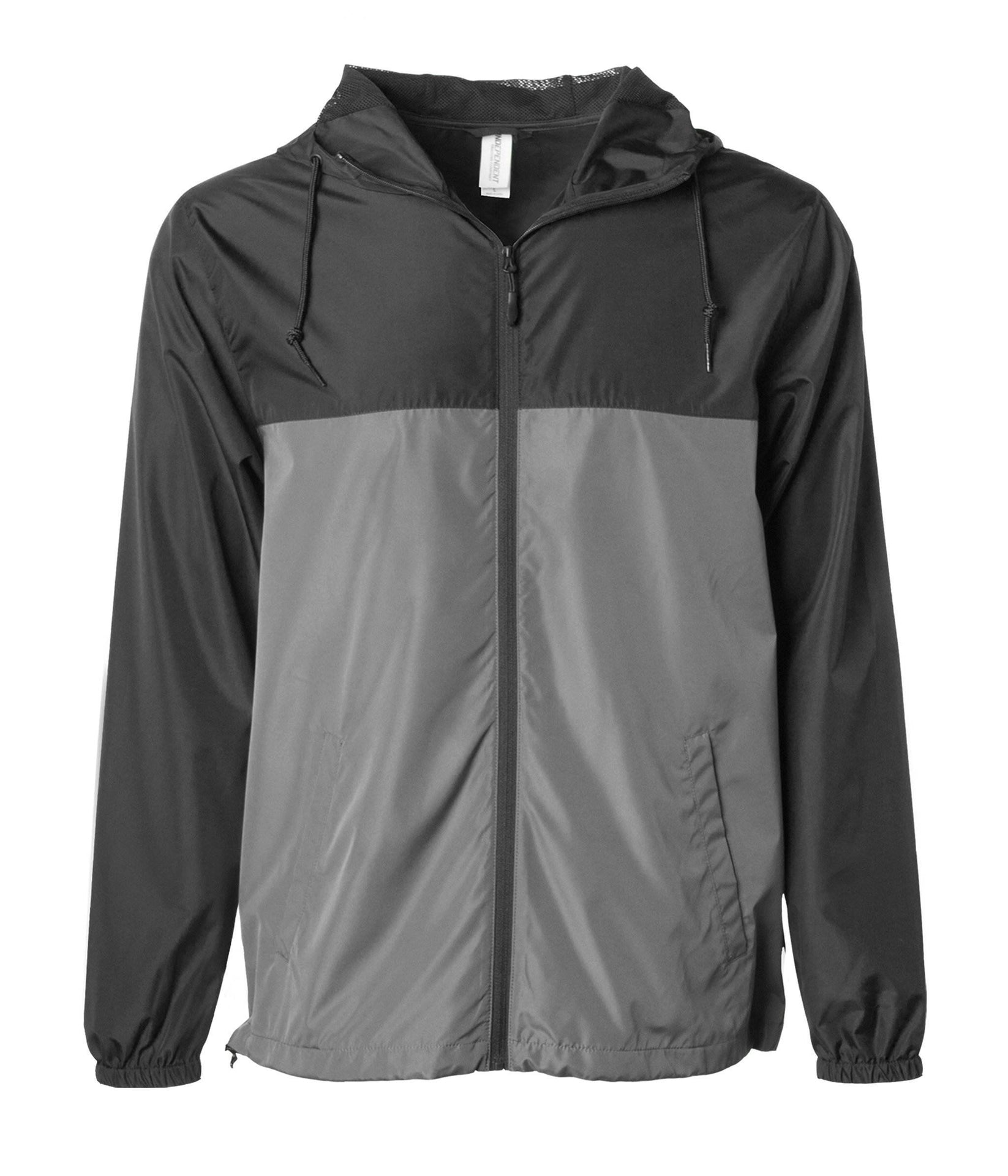 EXP54LWZ - Lightweight Windbreaker Jacket Black Graphite exp54 EXP54LWZ EXPEDITION INDEPENDENT jacket Lightweight OUTERWEAR PERFORMANCE POLYESTER shsdchildproduct tearaway UNISEX windbreaker