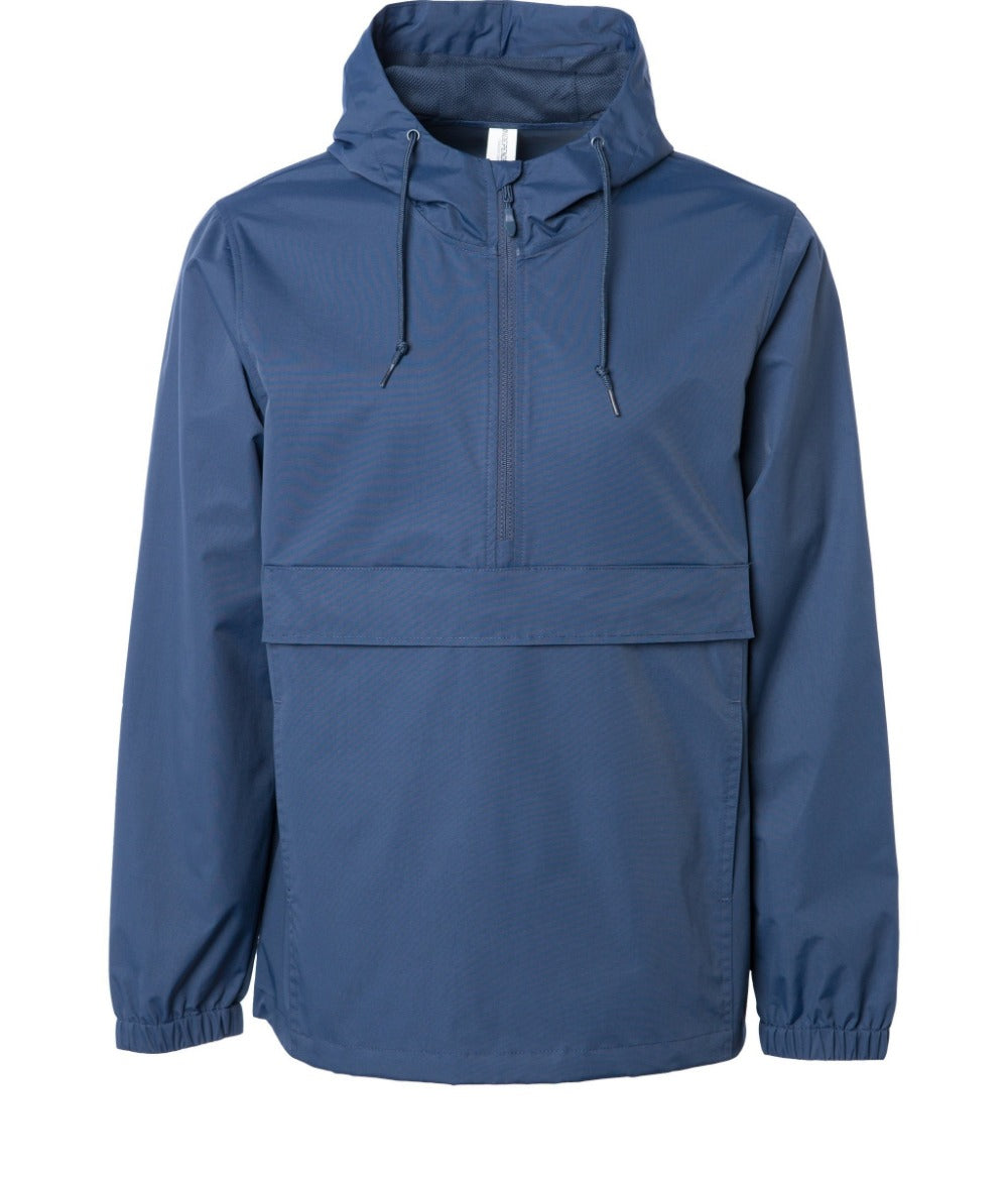INDEPENDENT EXP94NAW, Water Resistant Windbreaker Anorak Jacket, Classic Navy