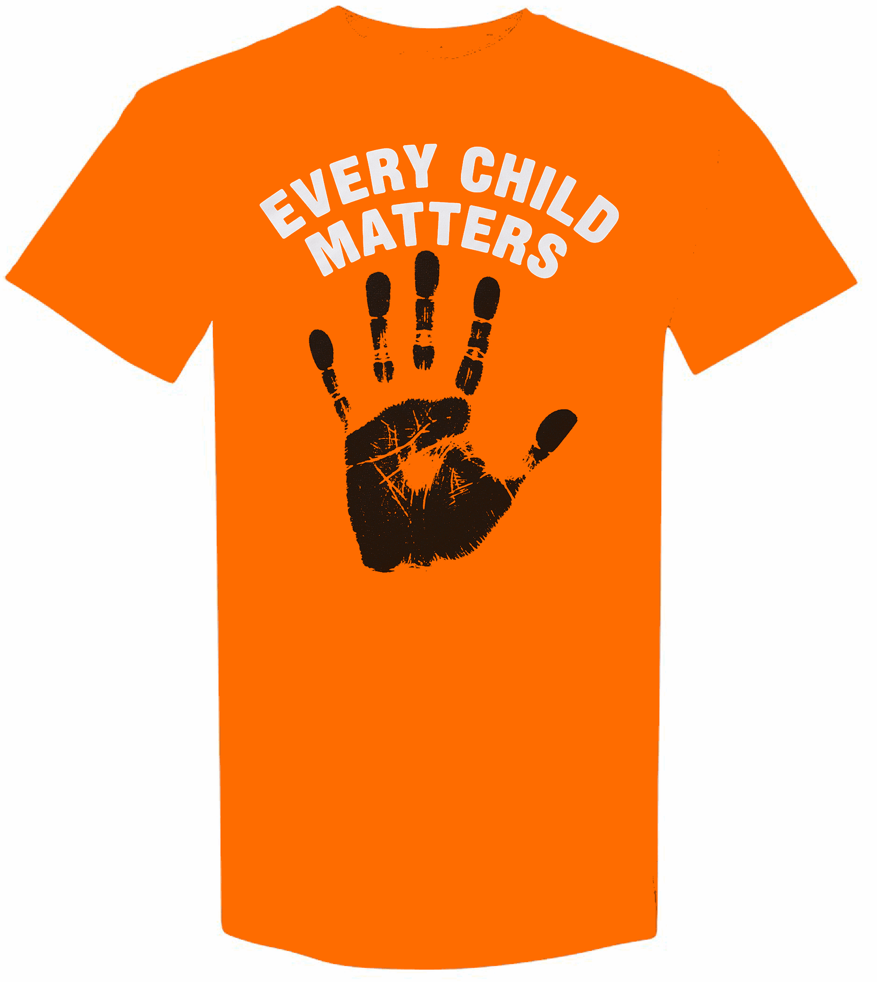 Handprint Style Every Child Matters - Celebrate Every Child's Unique Journey 4XL children's handprint gift Every Child Matters Handprint art unique journey art