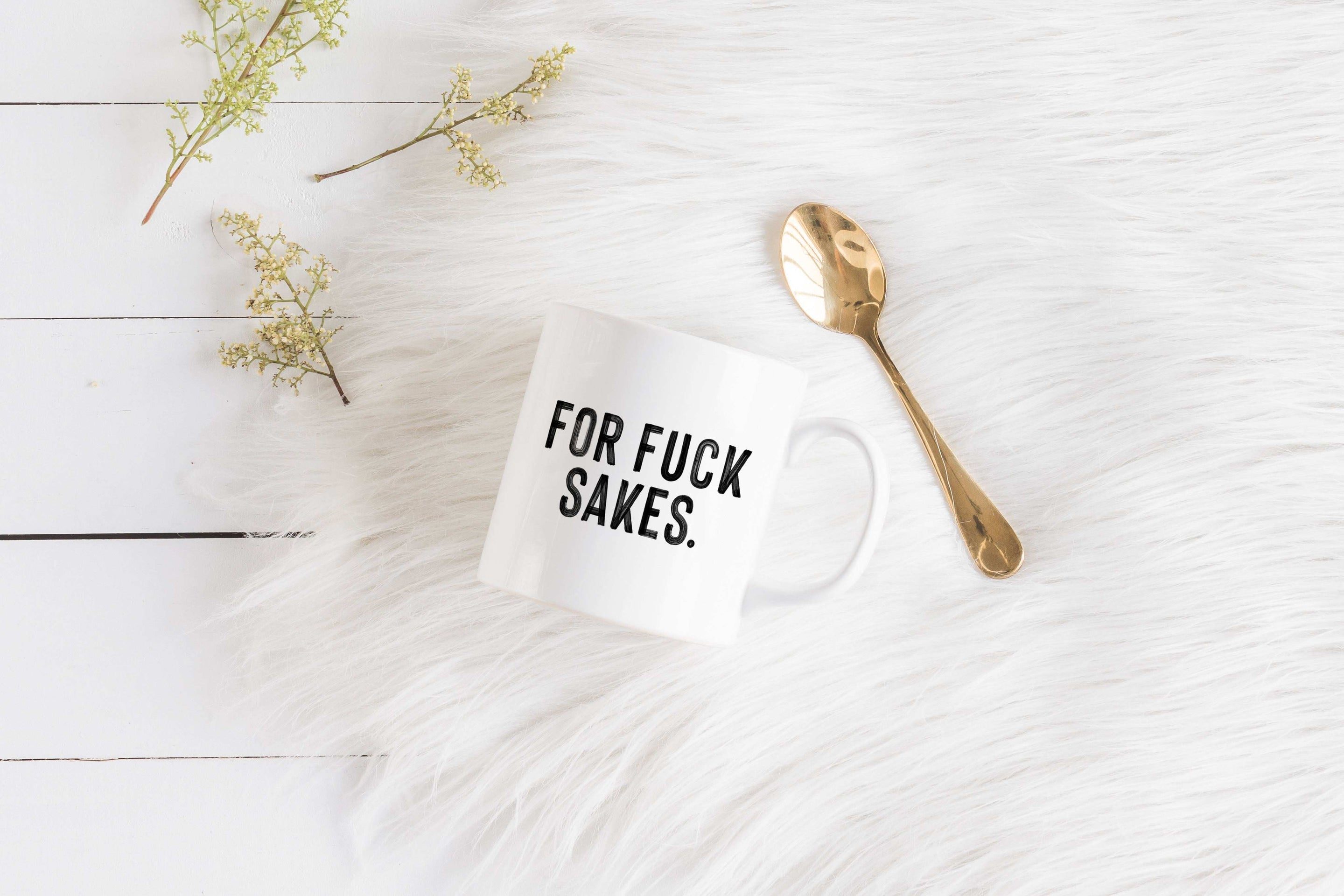 For Fuck Sakes Mug Creativien mugs Shopify Collective
