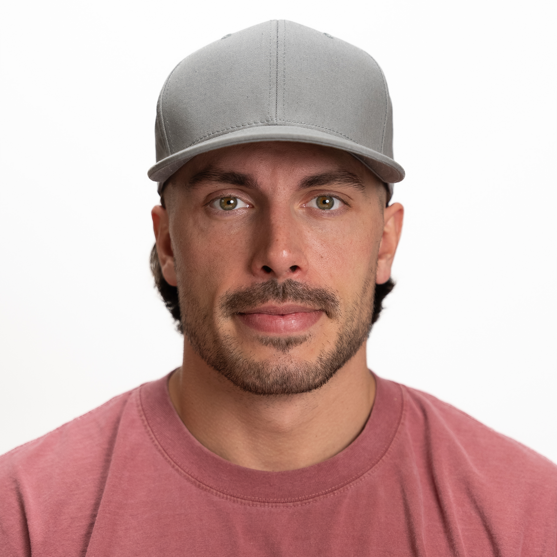 GNV-019 - 6 Panels Round Flat Bill Snapback 6 PANELS COTTON FLAT HIGH PROFILE nissi caps SNAPBACK STRUCTURED UNISEX