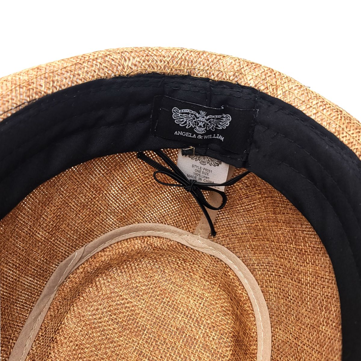 Fedora Hat - F6051, 100% Linen, Multi-Coloured, OSFA, Adjustable Fashion Hat New