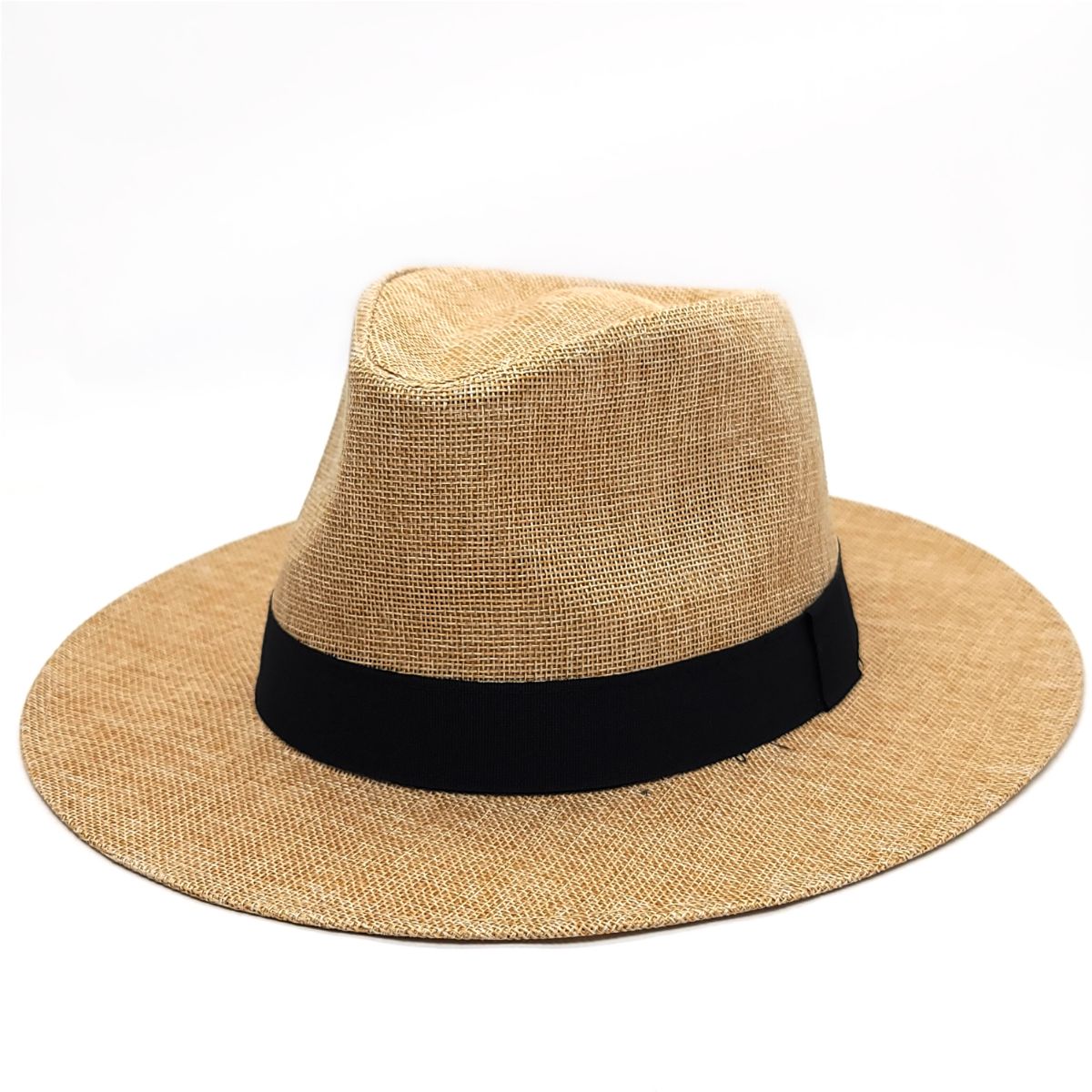 Panama Hat - F6050, 100% Linen, Multi-Coloured, OSFA, Adjustable Khaki OSFA Fashion Hat New